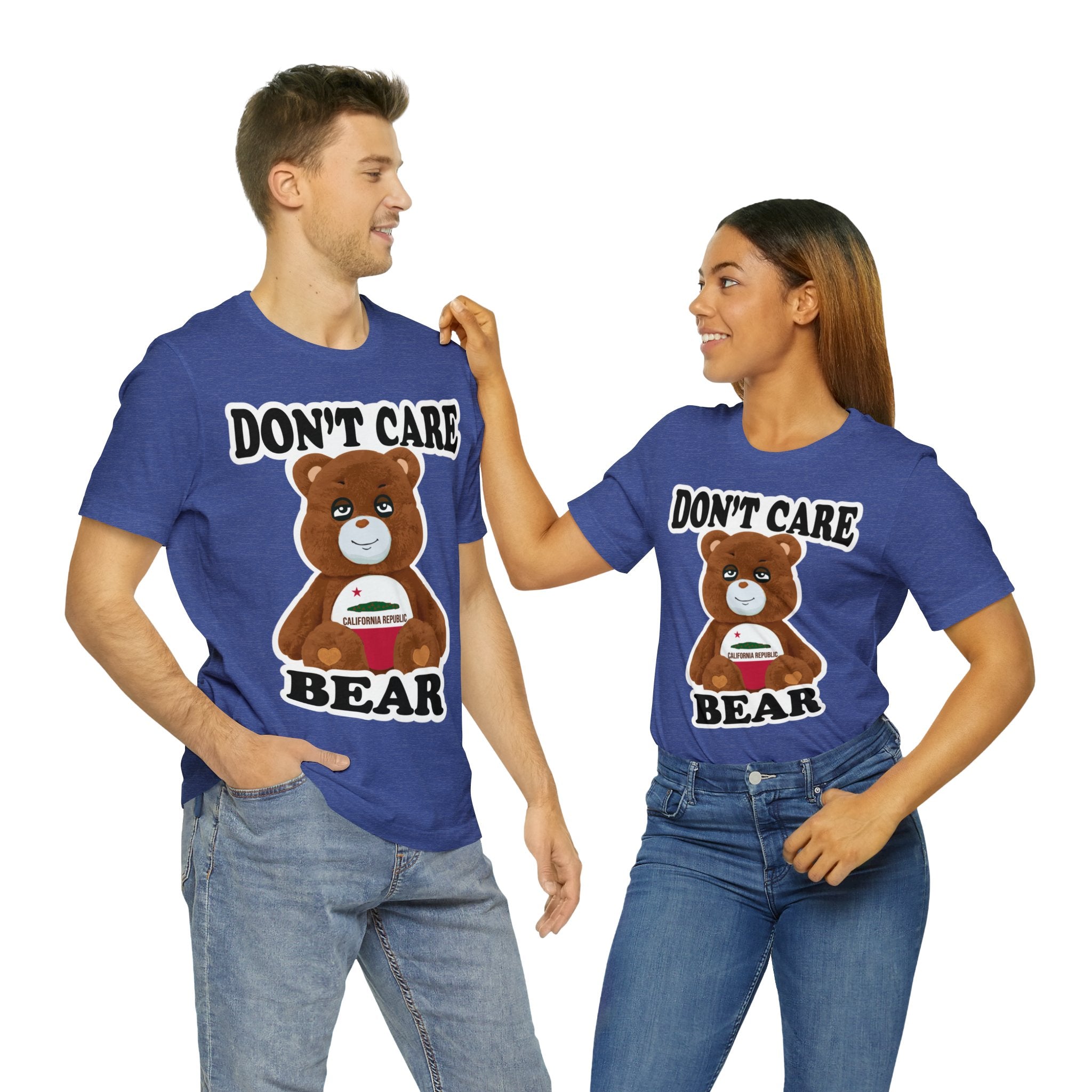 Don't Care Bear (CA) - White Outline