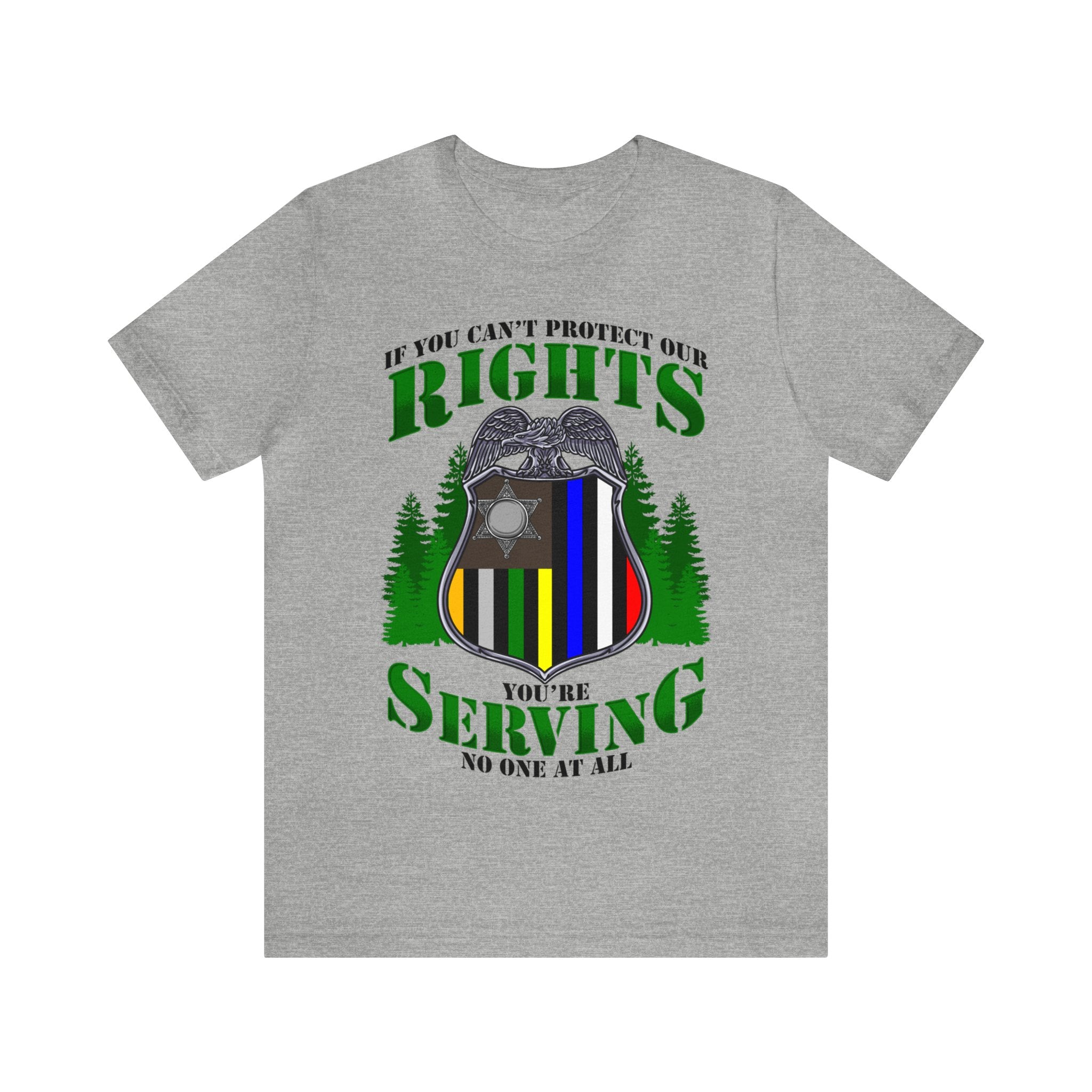 Thin Federal Line Tee - Rights/Serving