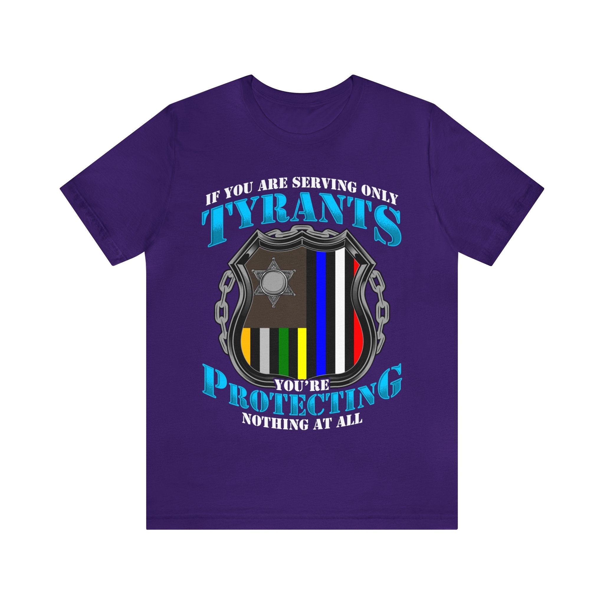 Thin Police Line Tee - Tyrants/Protecting