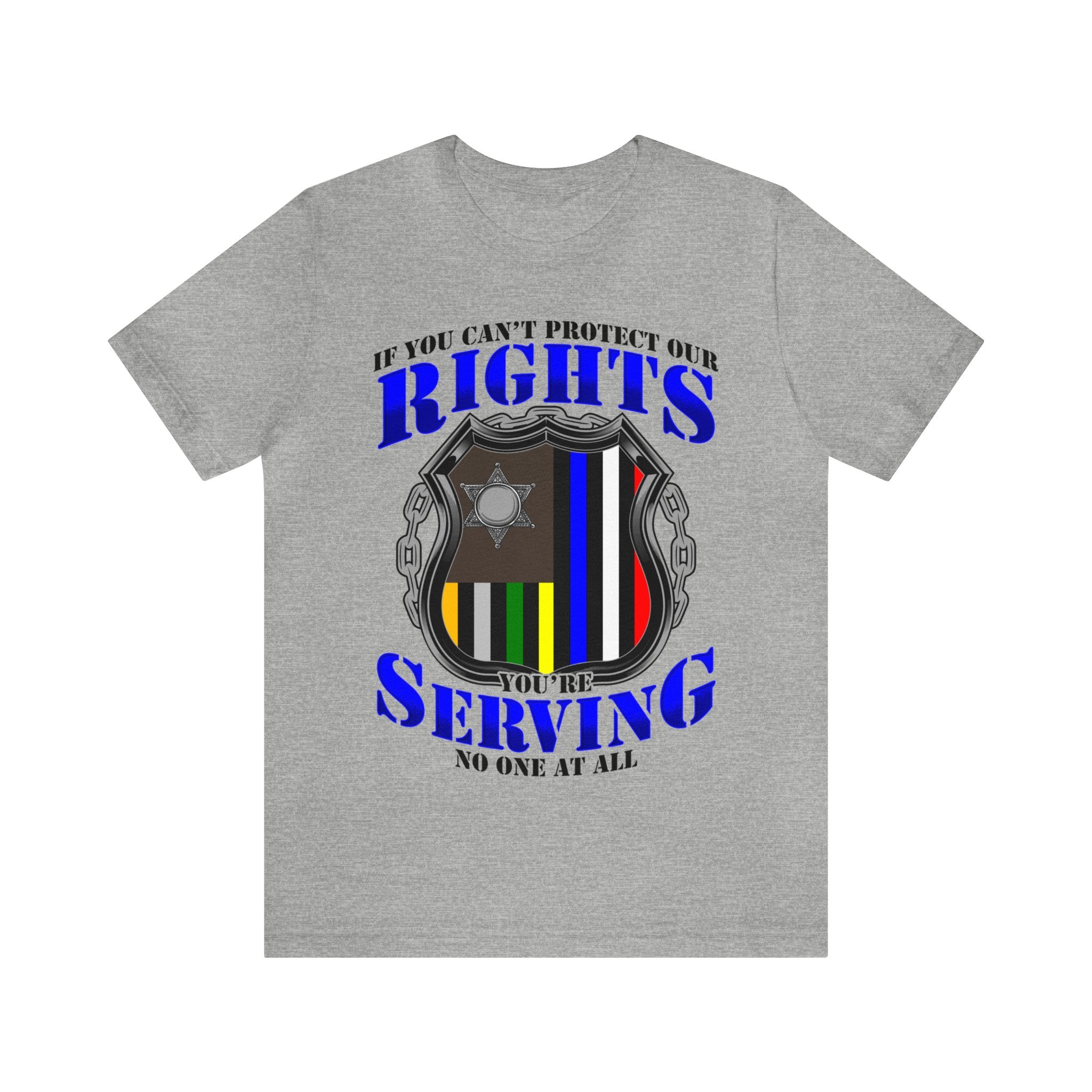 Thin Police Line Tee - Rights/Serving