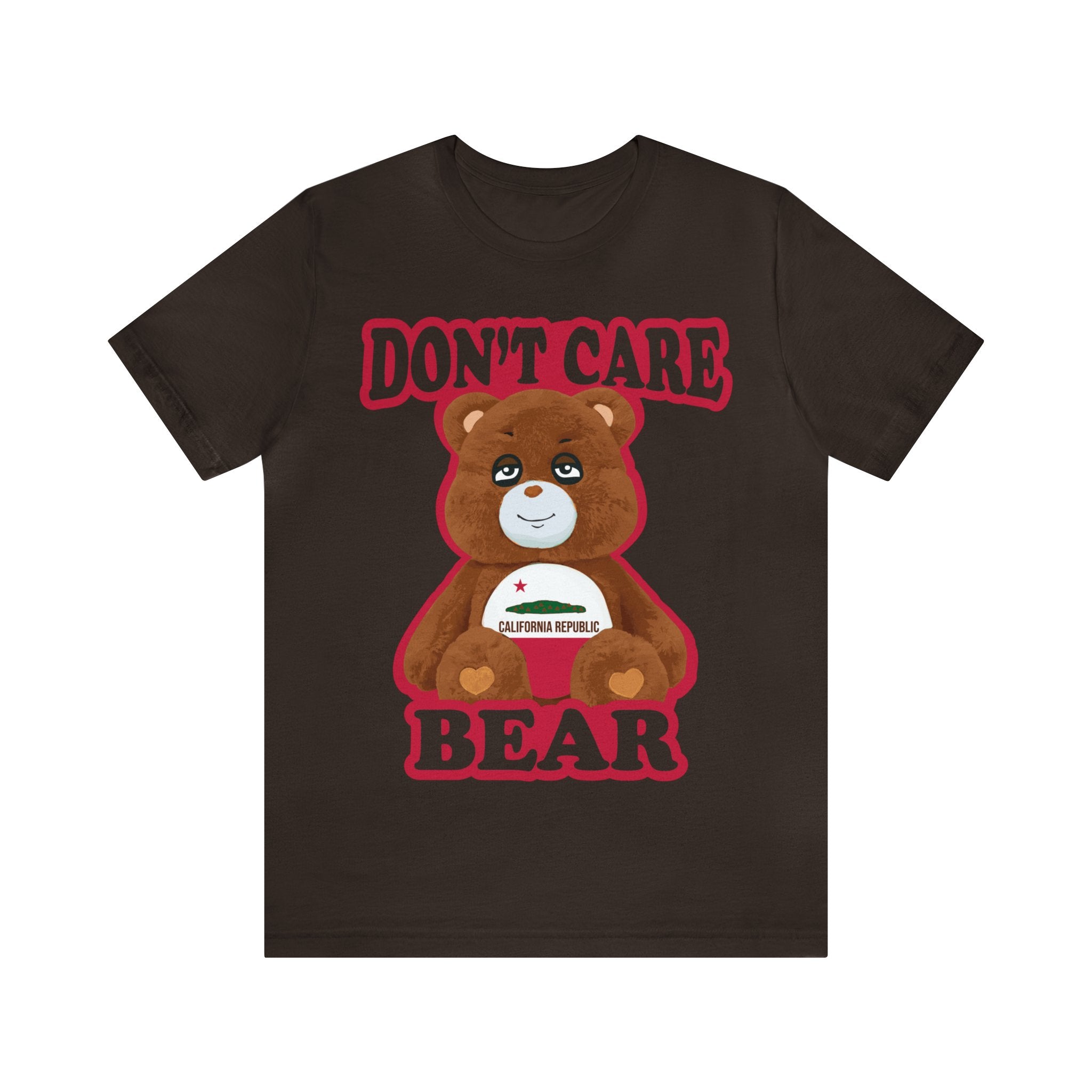 Don't Care Bear (CA) - Red Outline