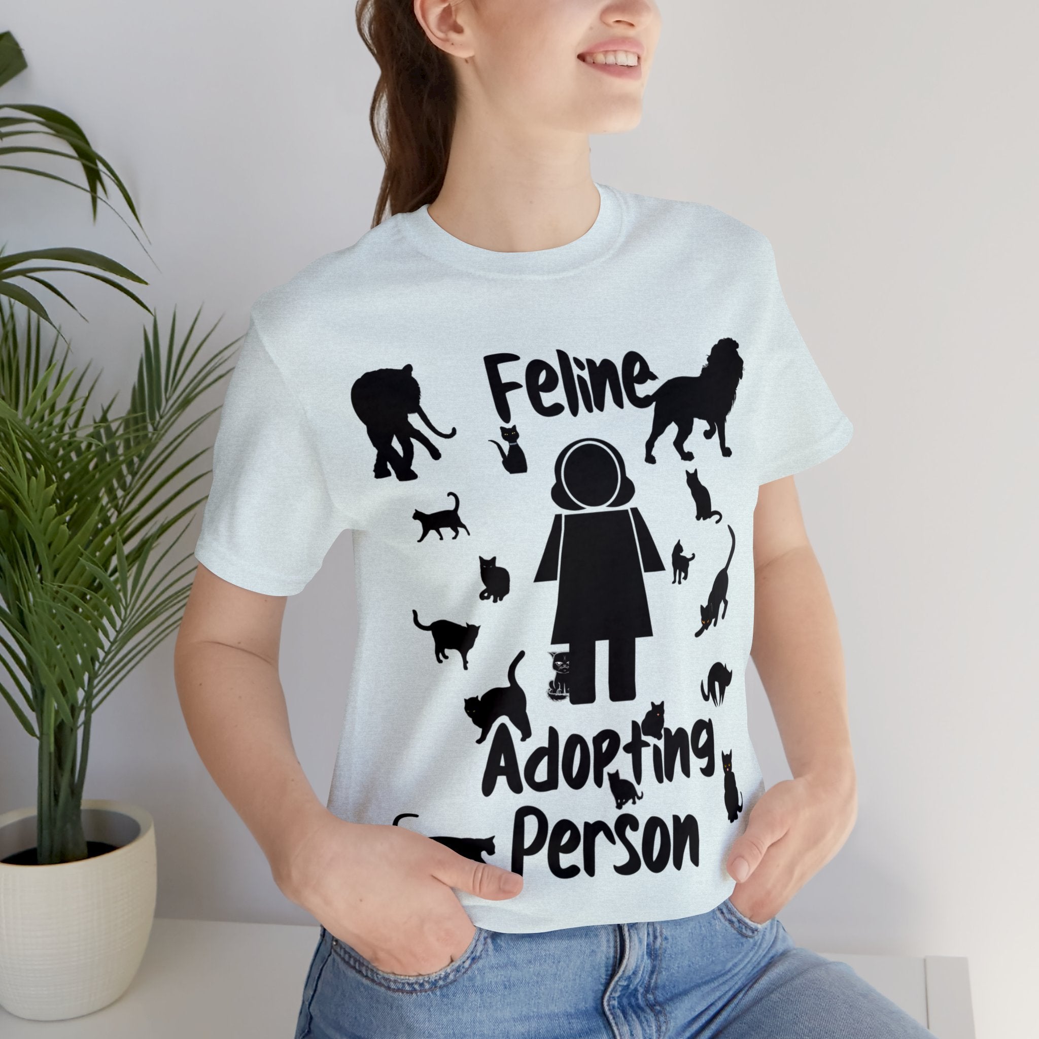 Feline Adopting Person