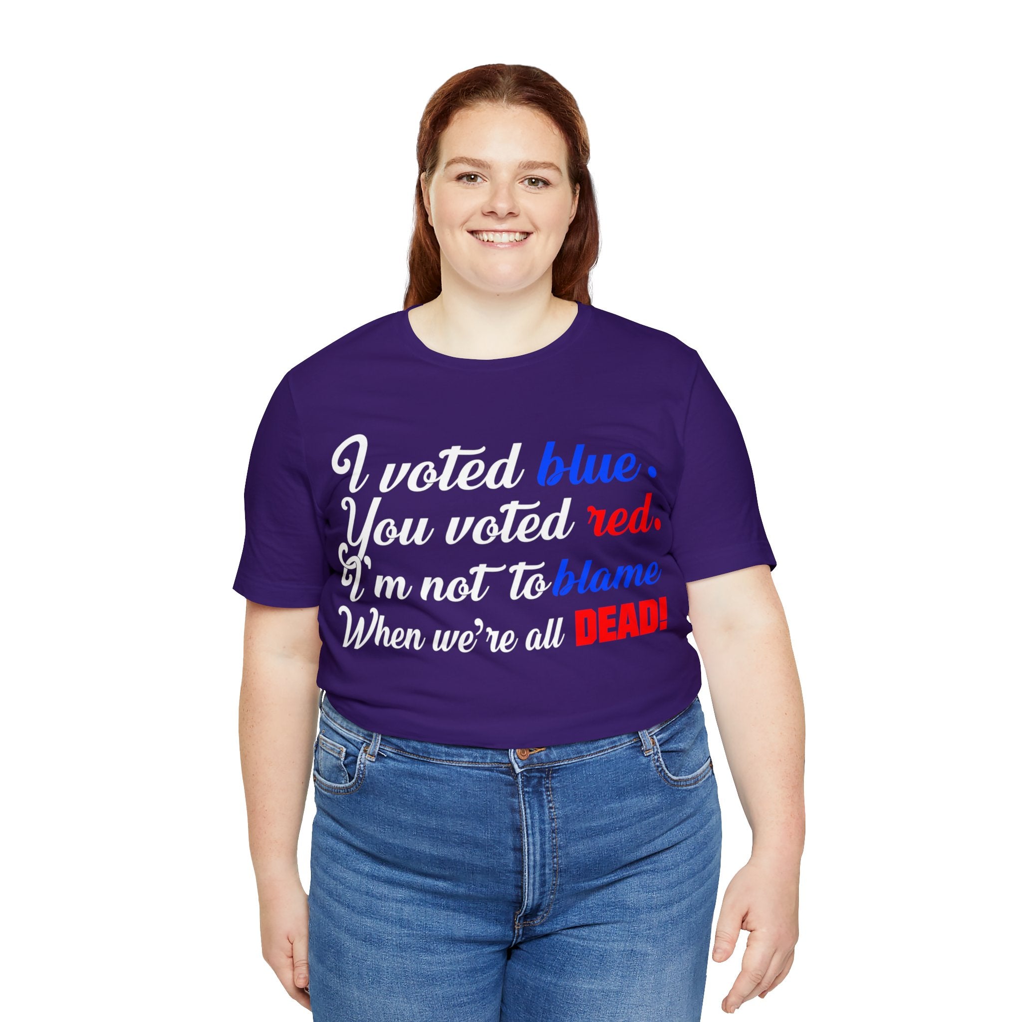 Voted Blue & Red Poem - Democrat