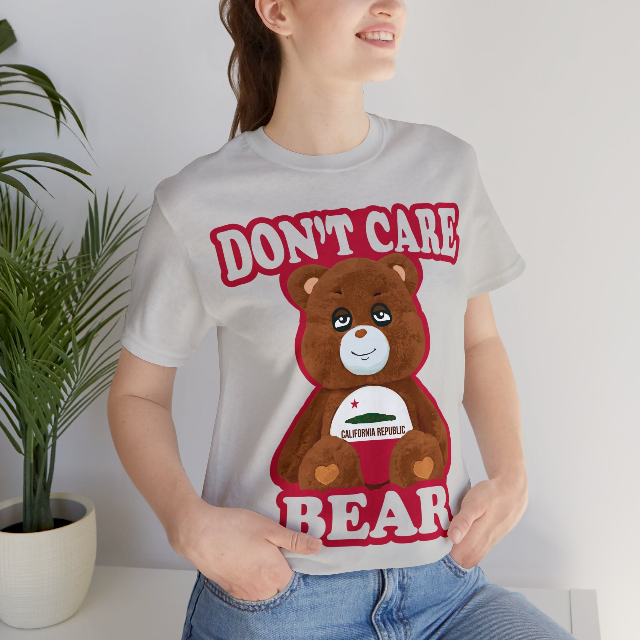 Don't Care Bear (CA) - Red Outline