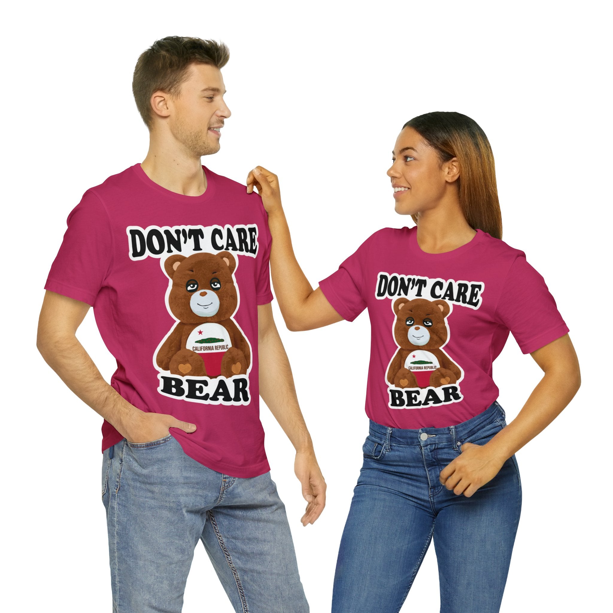 Don't Care Bear (CA) - White Outline