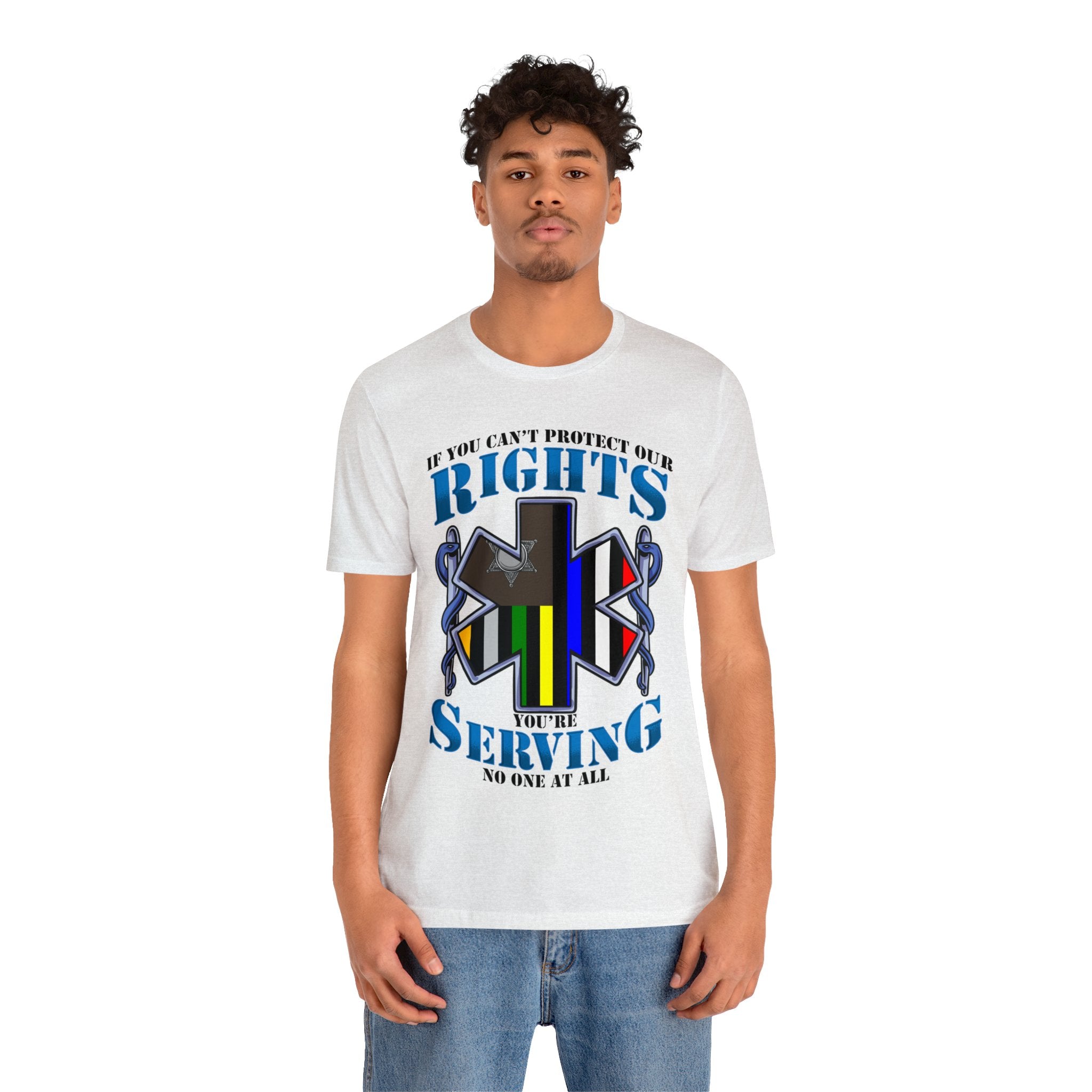 Thin EMS Line Tee - Rights/Serving