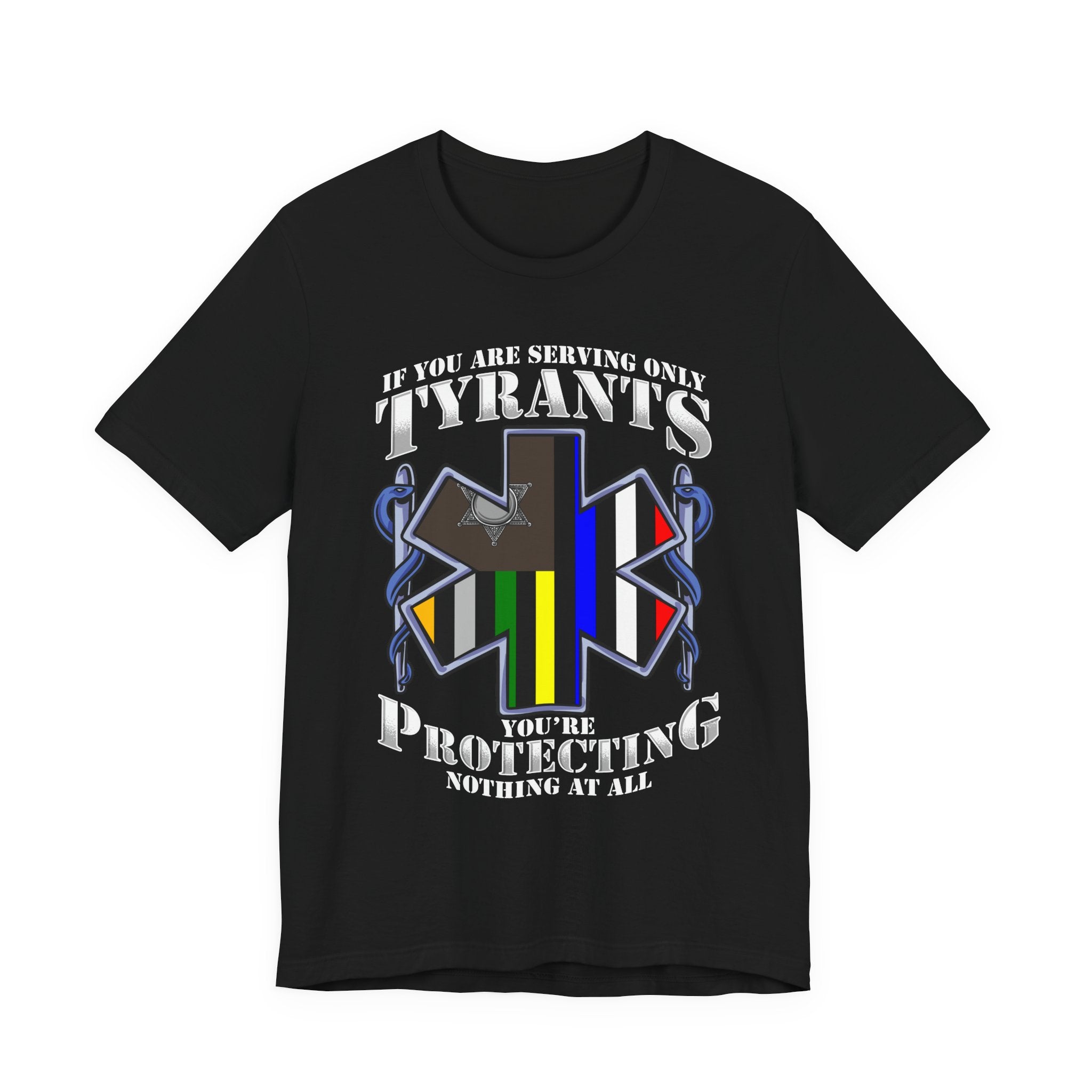 Thin EMS Line Tee - Tyrants/Protecting