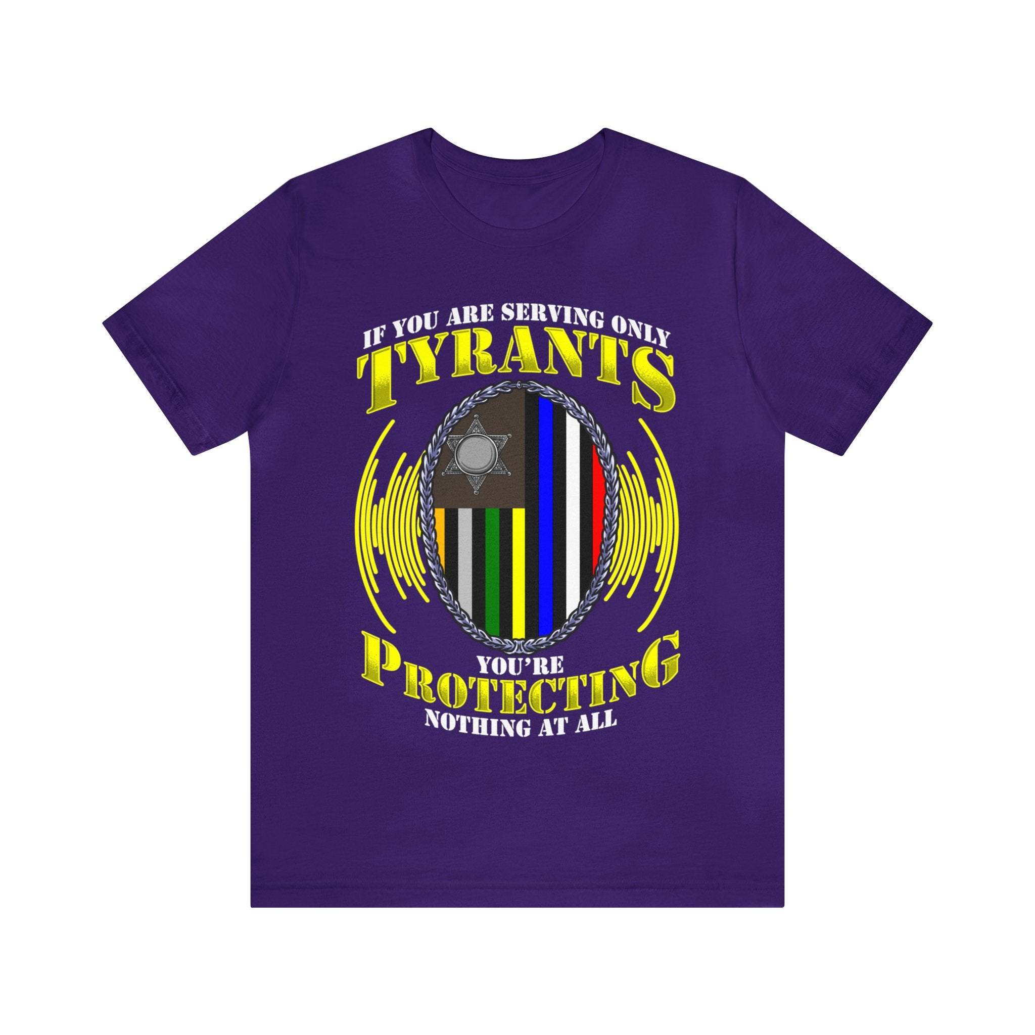 Thin Communications Line Tee - Tyrants/Protecting