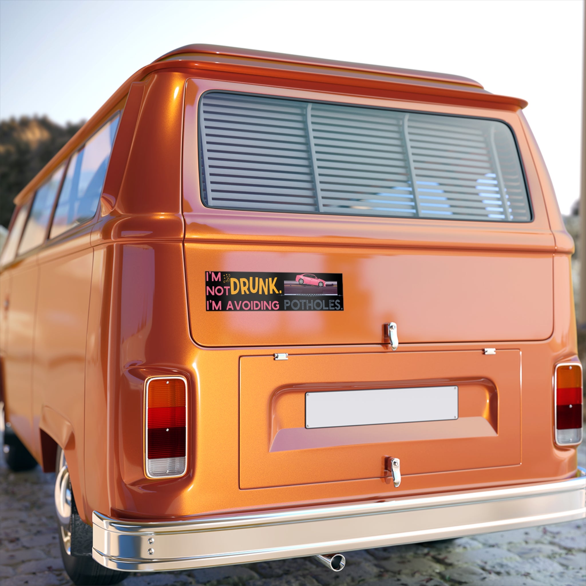 I'm not DRUNK, Potholes - Pink Car