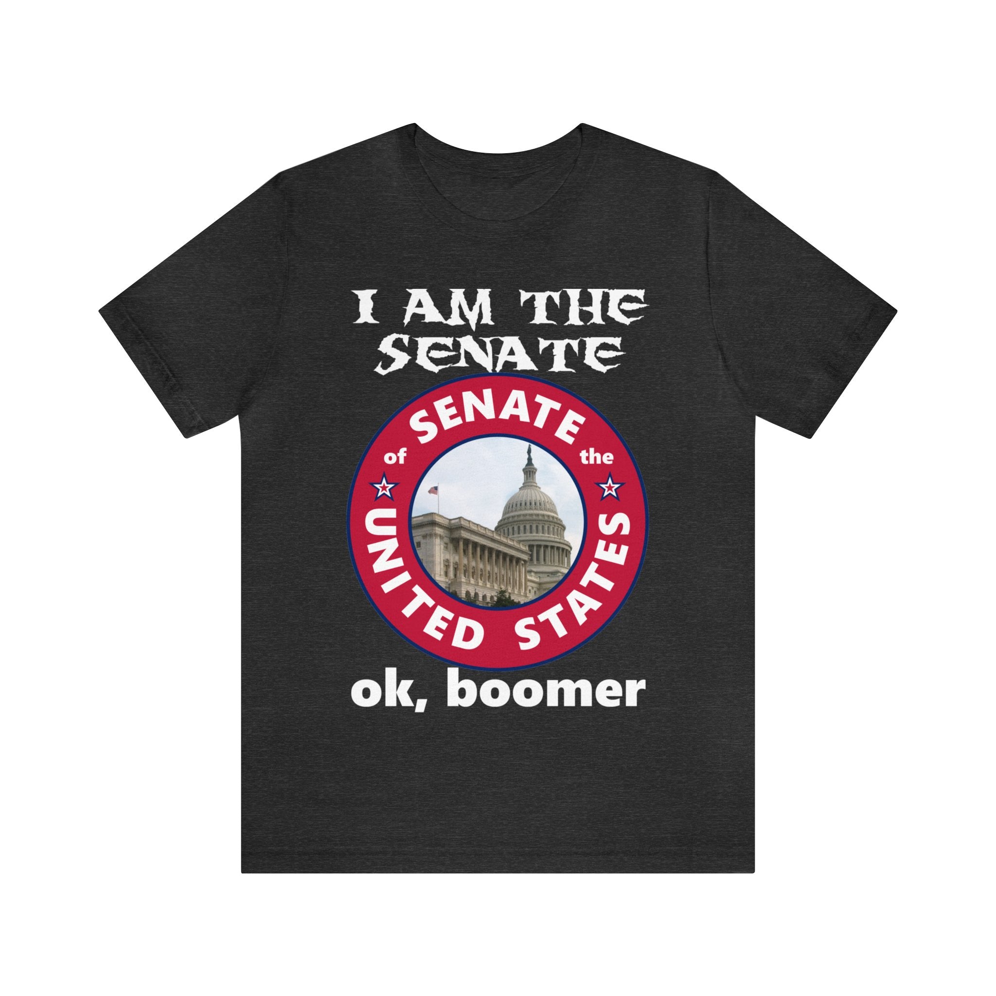 Boomer Faux Senate Seal tee