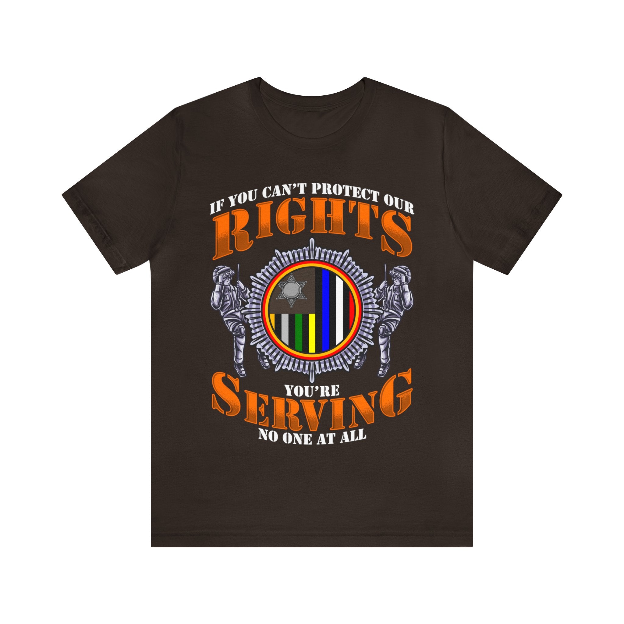 Thin Search & Rescue Line Tee - Rights/Serving