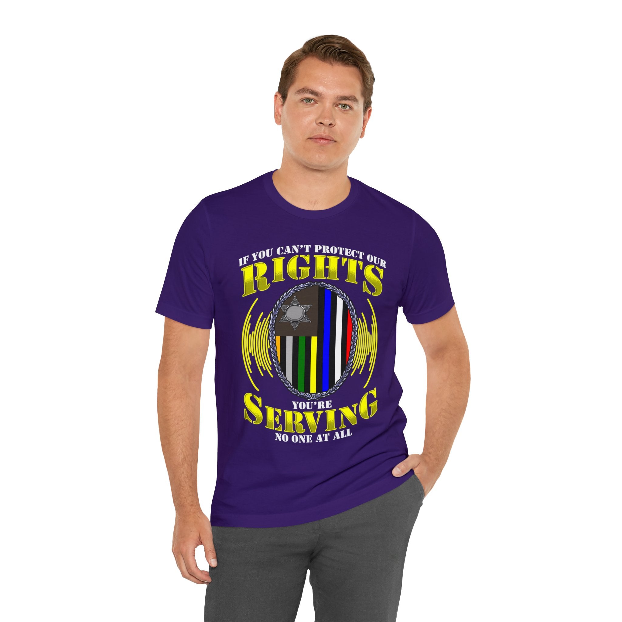 Thin Communications Line Tee - Rights/Serving