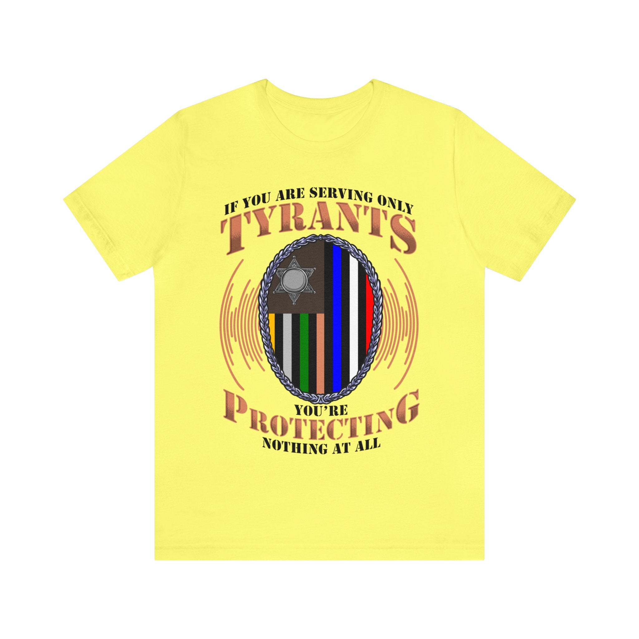 Thin Communications Line Tee - Tyrants/Protecting