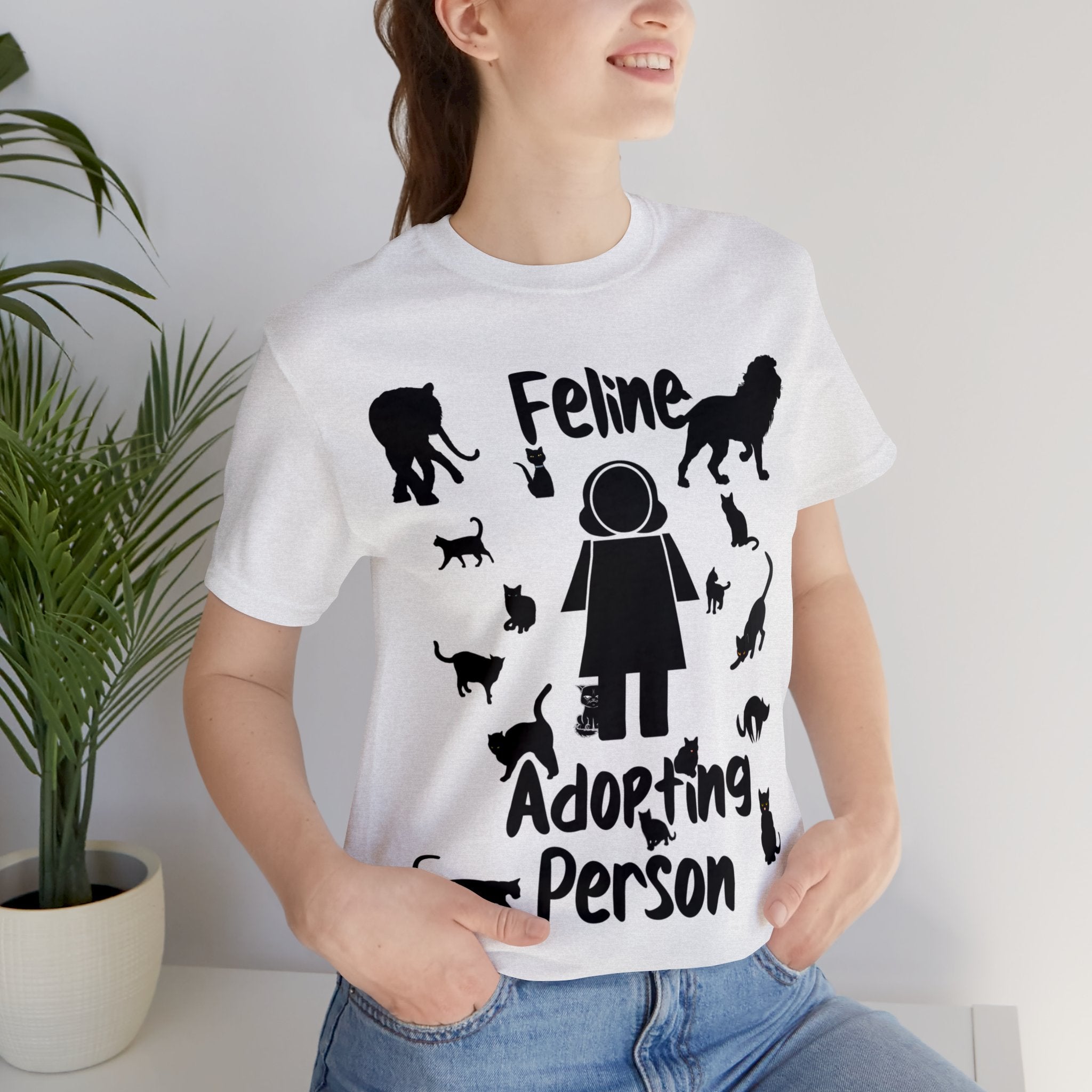 Feline Adopting Person