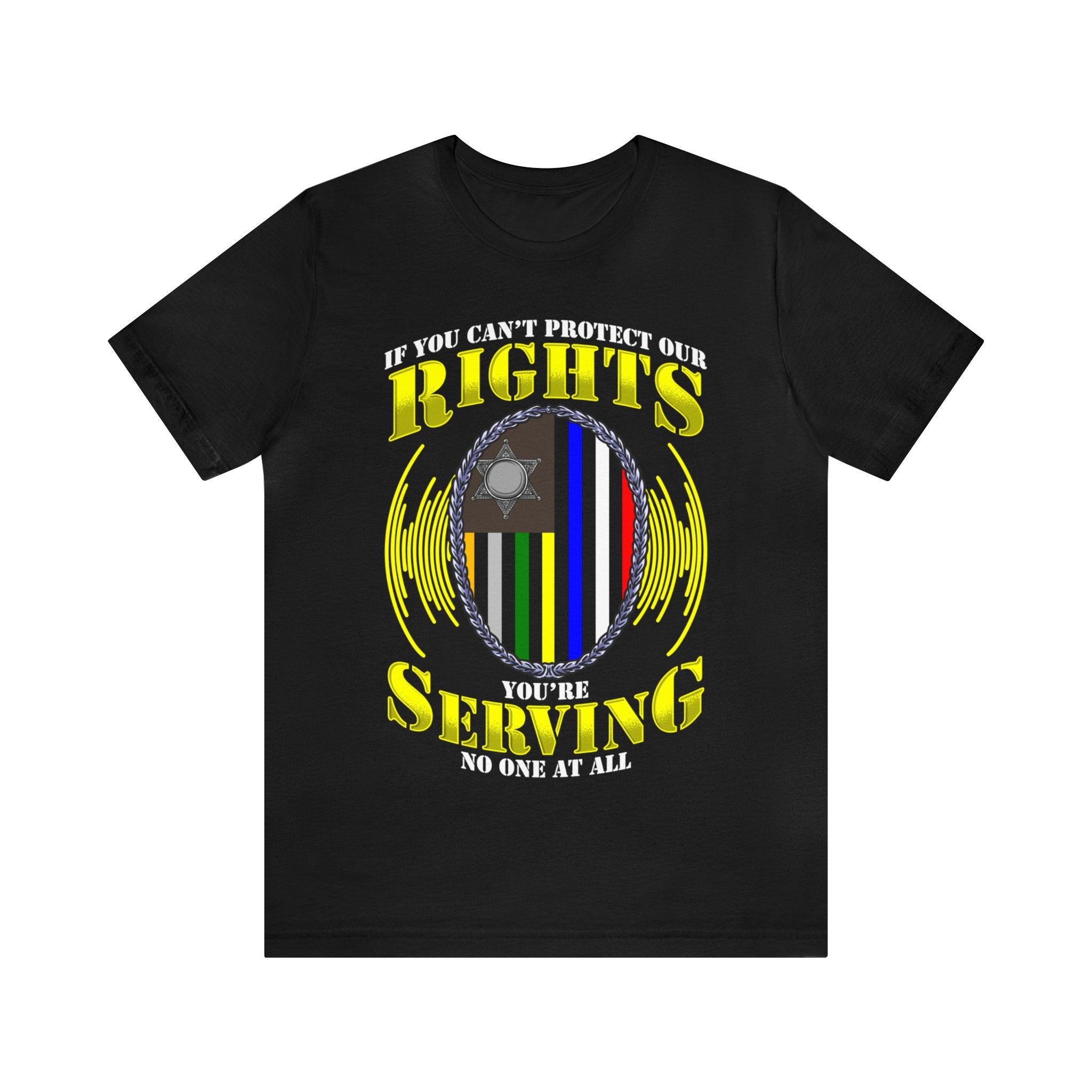 Thin Communications Line Tee - Rights/Serving