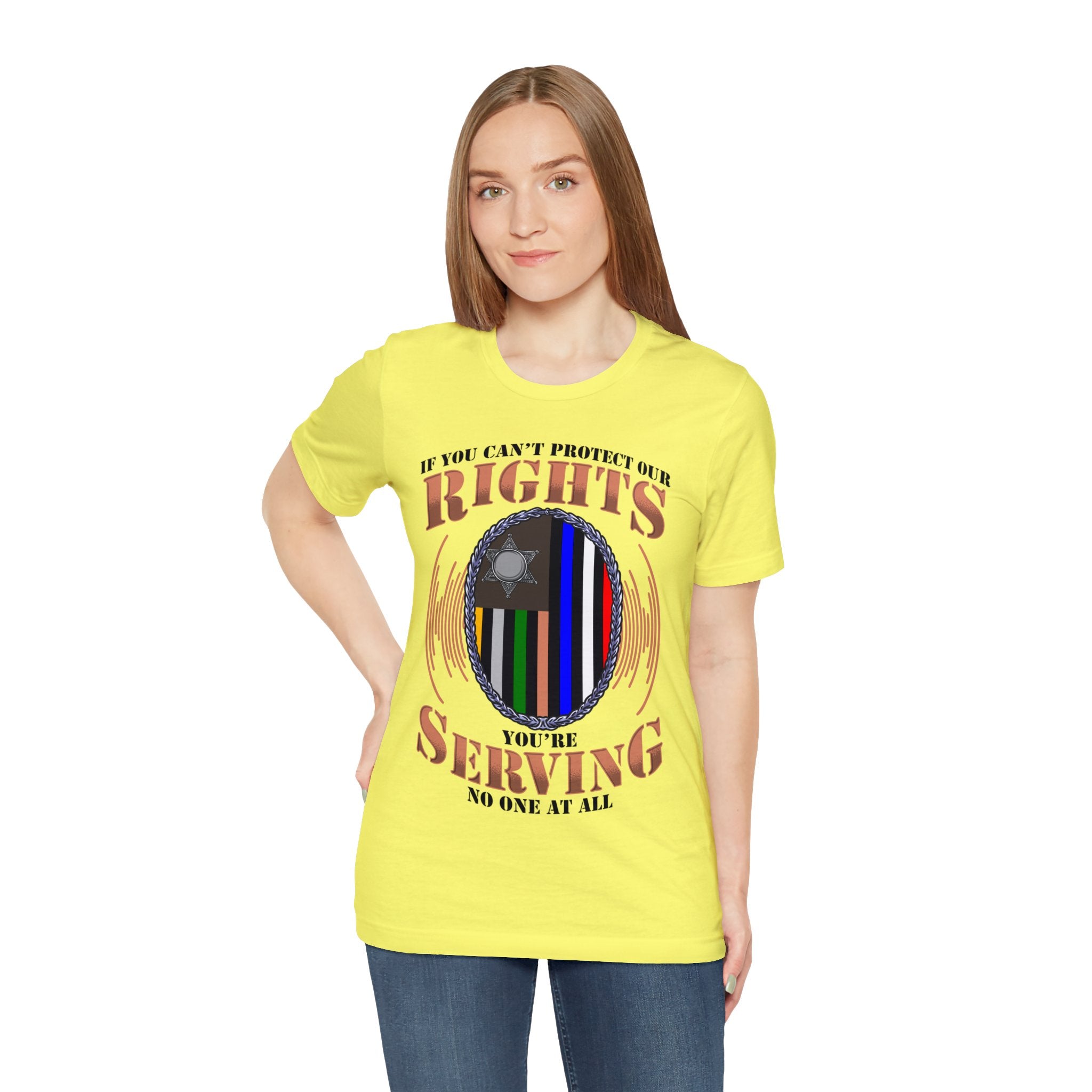 Thin Communications Line Tee - Rights/Serving