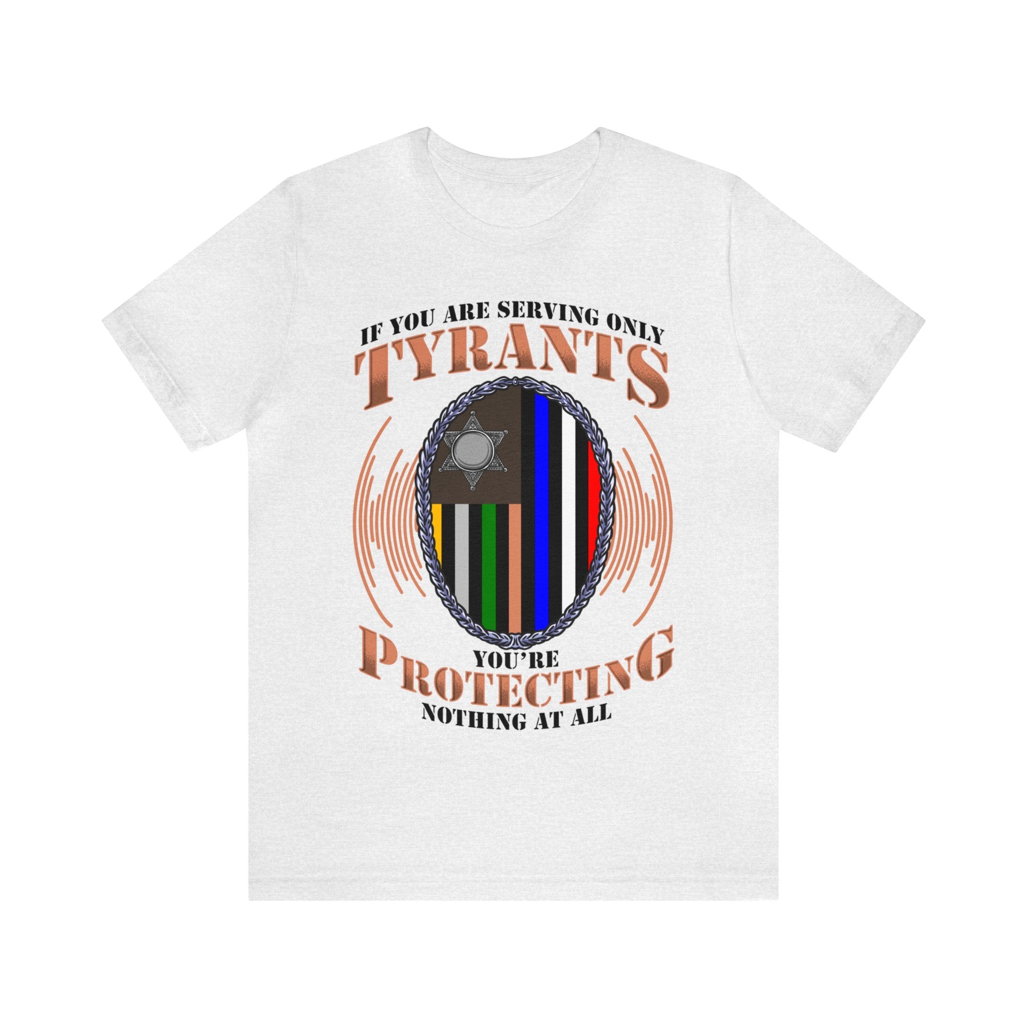 Thin Communications Line Tee - Tyrants/Protecting