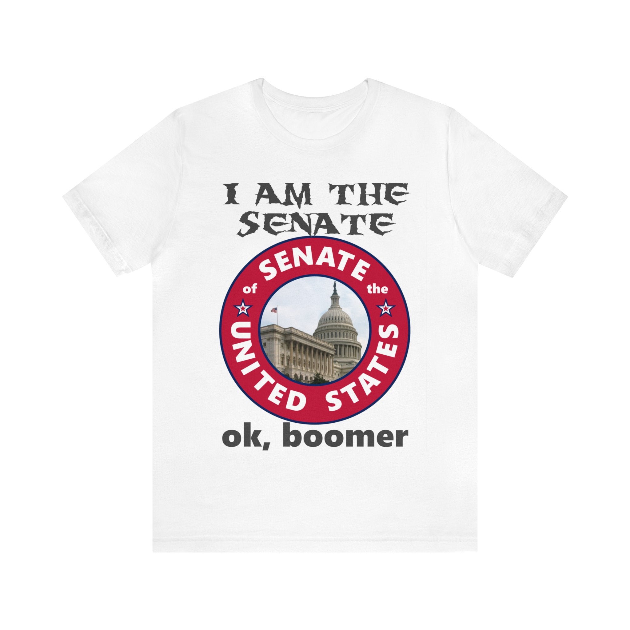 Boomer Faux Senate Seal tee
