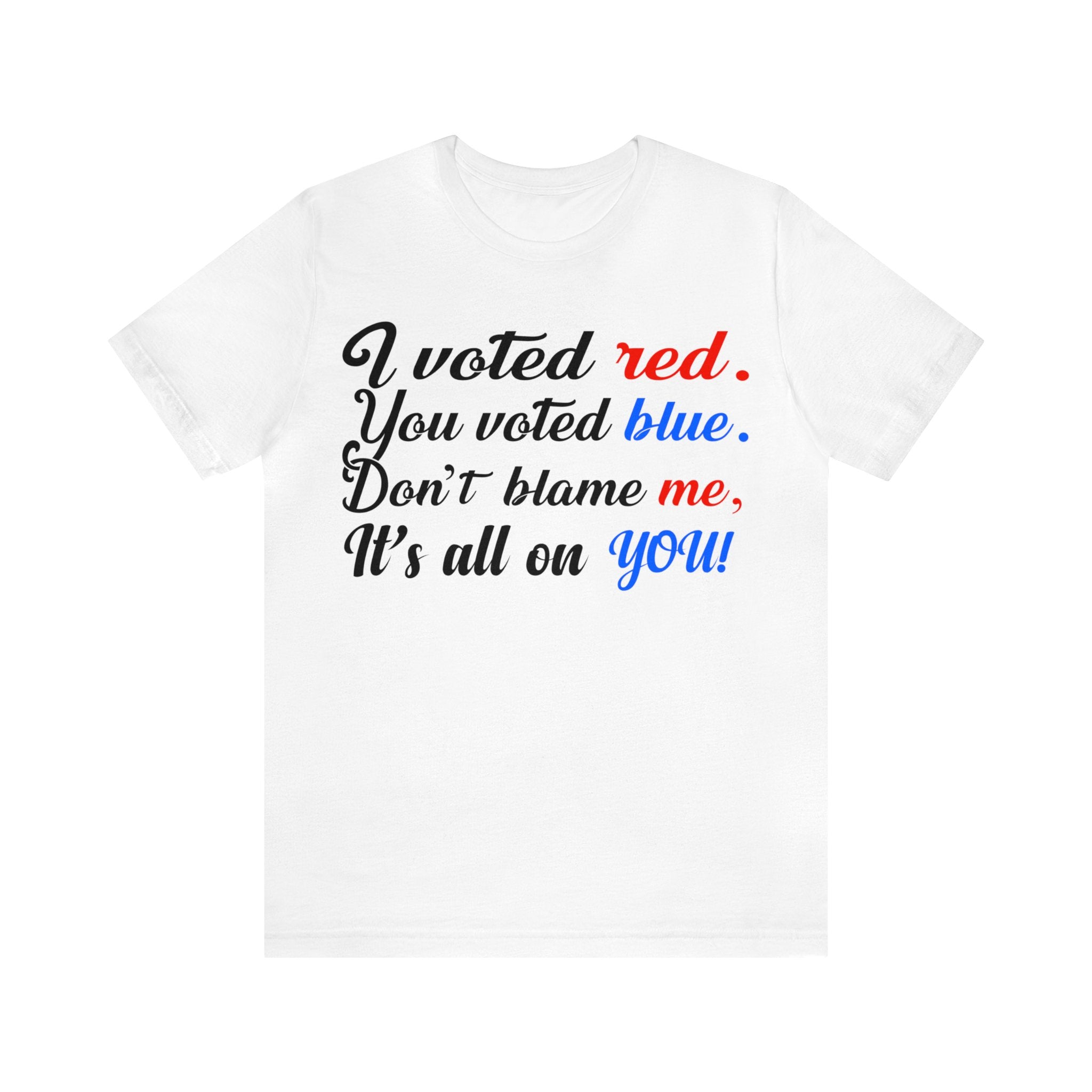 Voted Red & Blue Poem - Republican