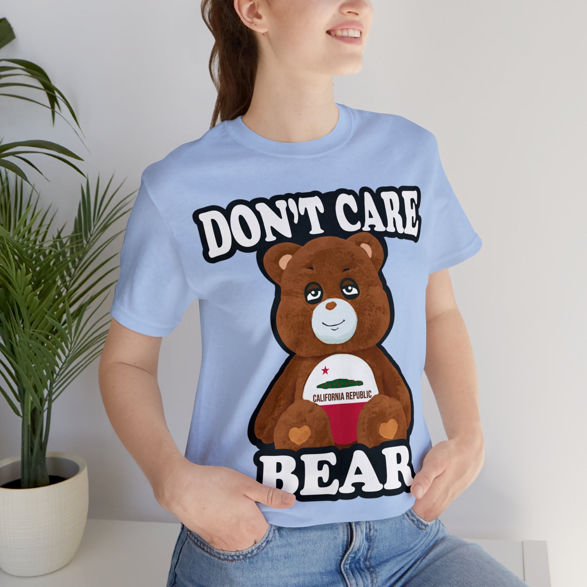 Don't Care Bear (CA) - Black Outline