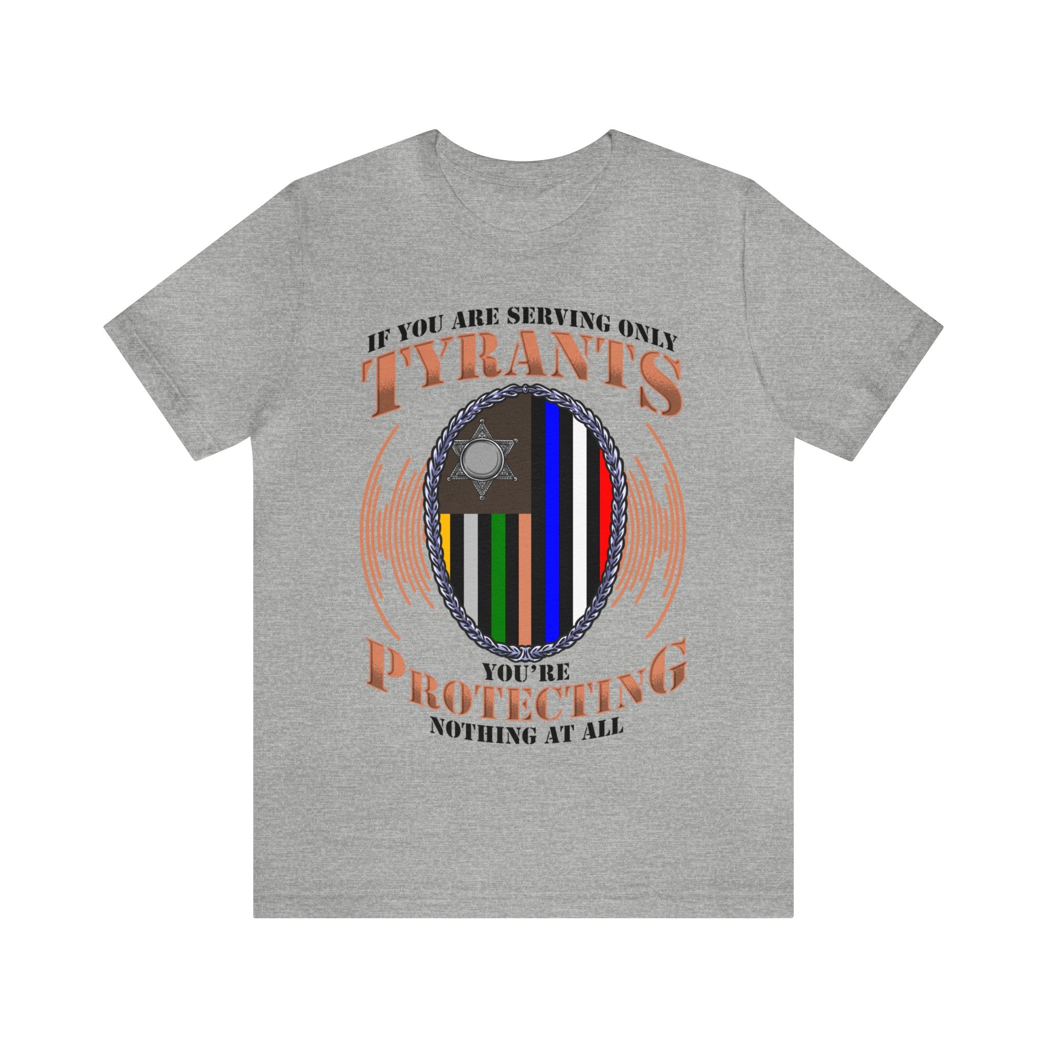 Thin Communications Line Tee - Tyrants/Protecting