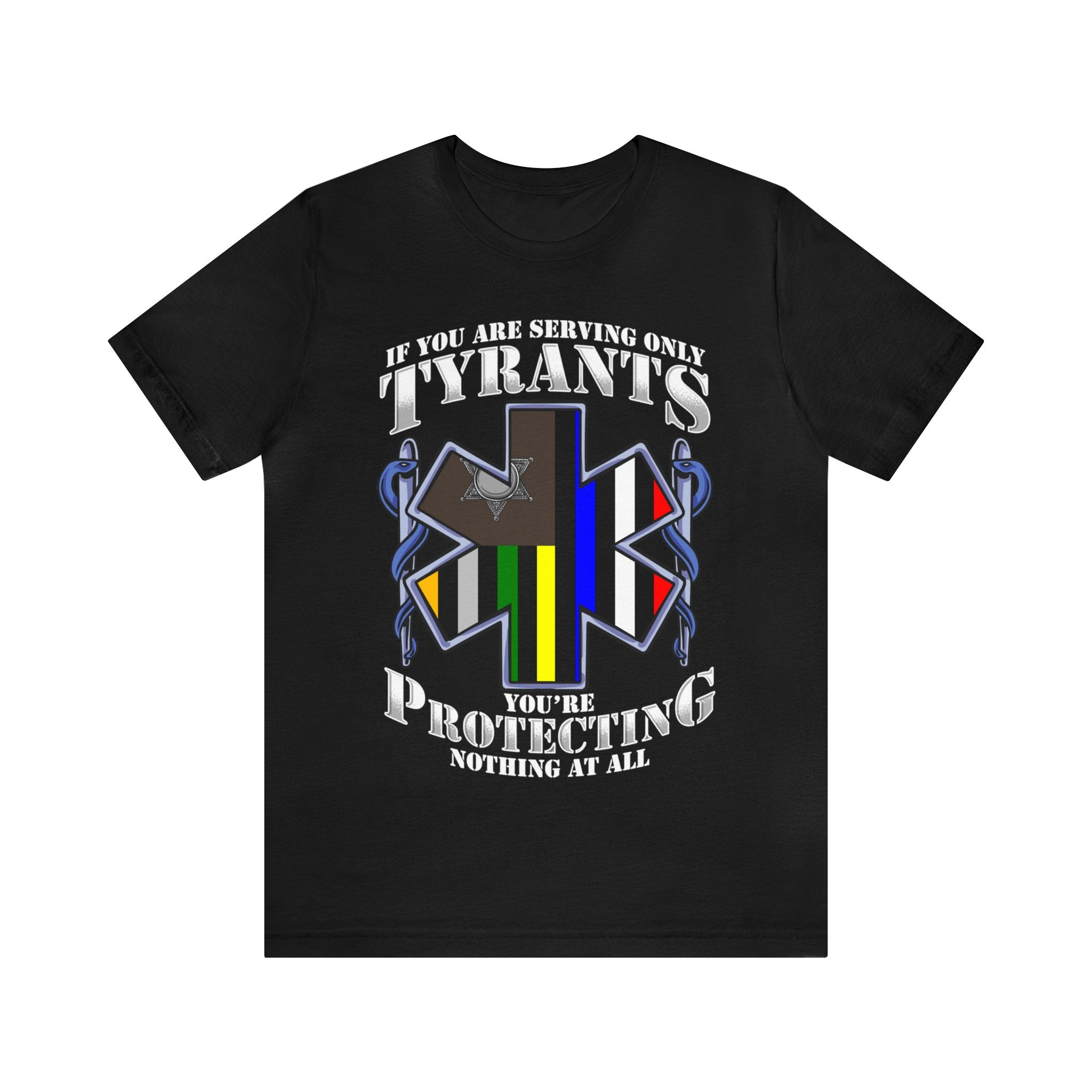 Thin EMS Line Tee - Tyrants/Protecting