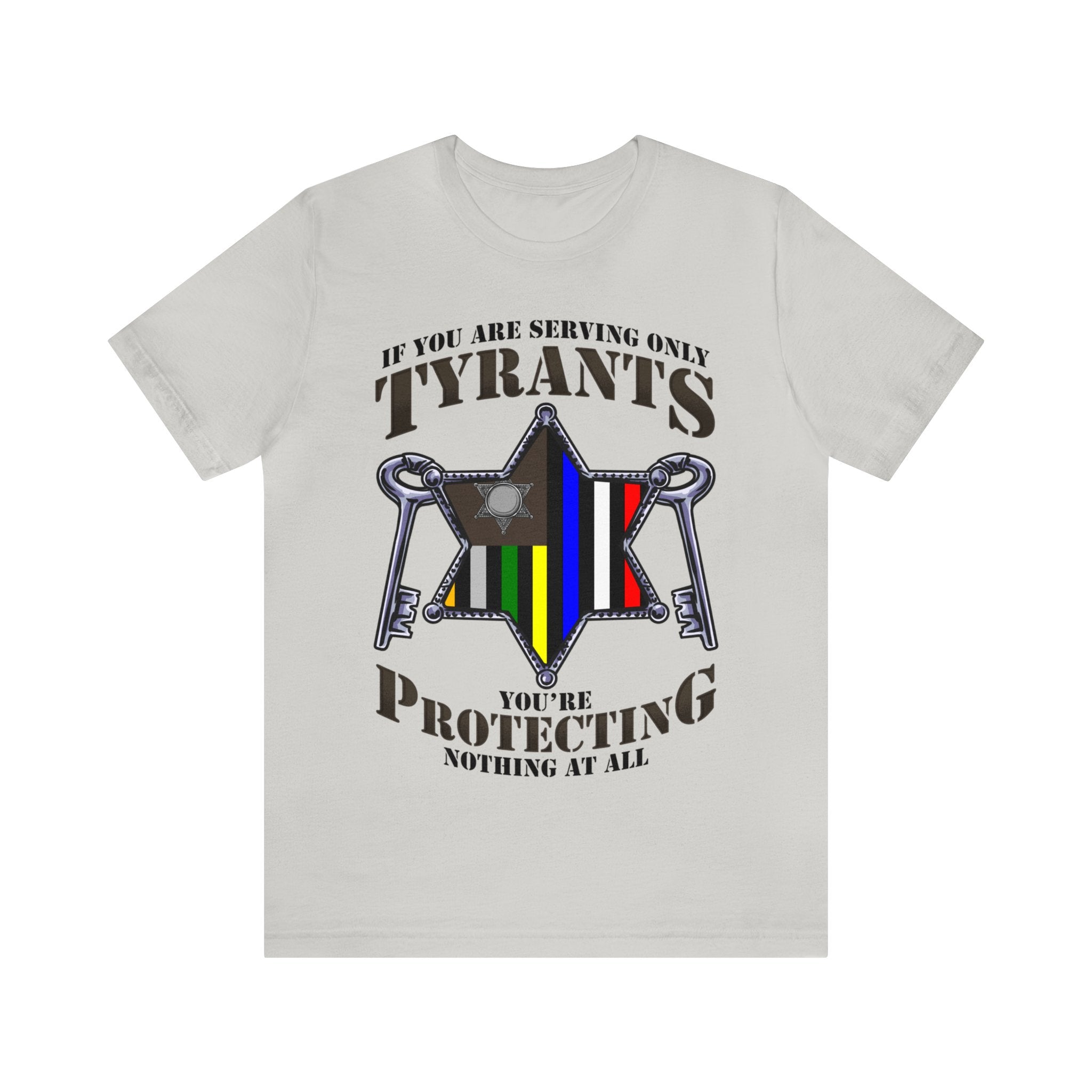 Thin Sheriff or Corrections Line Tee - Tyrants/Protecting