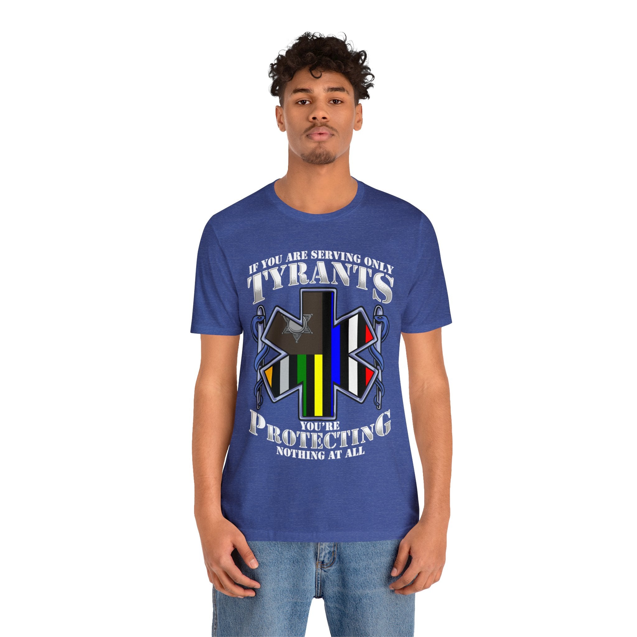 Thin EMS Line Tee - Tyrants/Protecting
