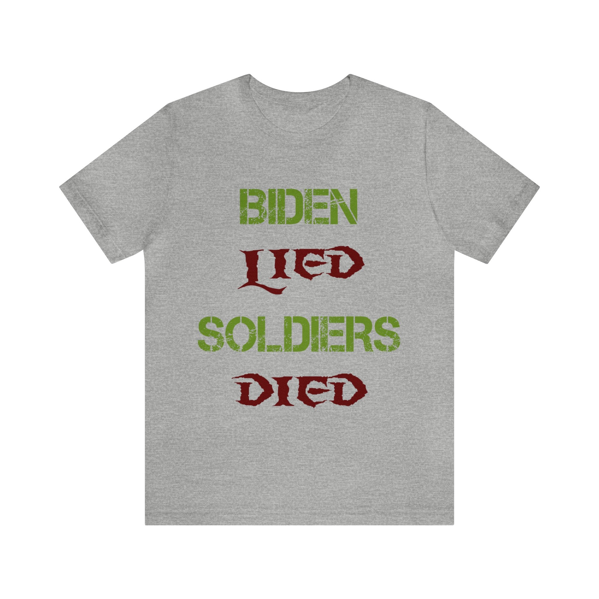 Biden Lied Soldiers Died - Colorful