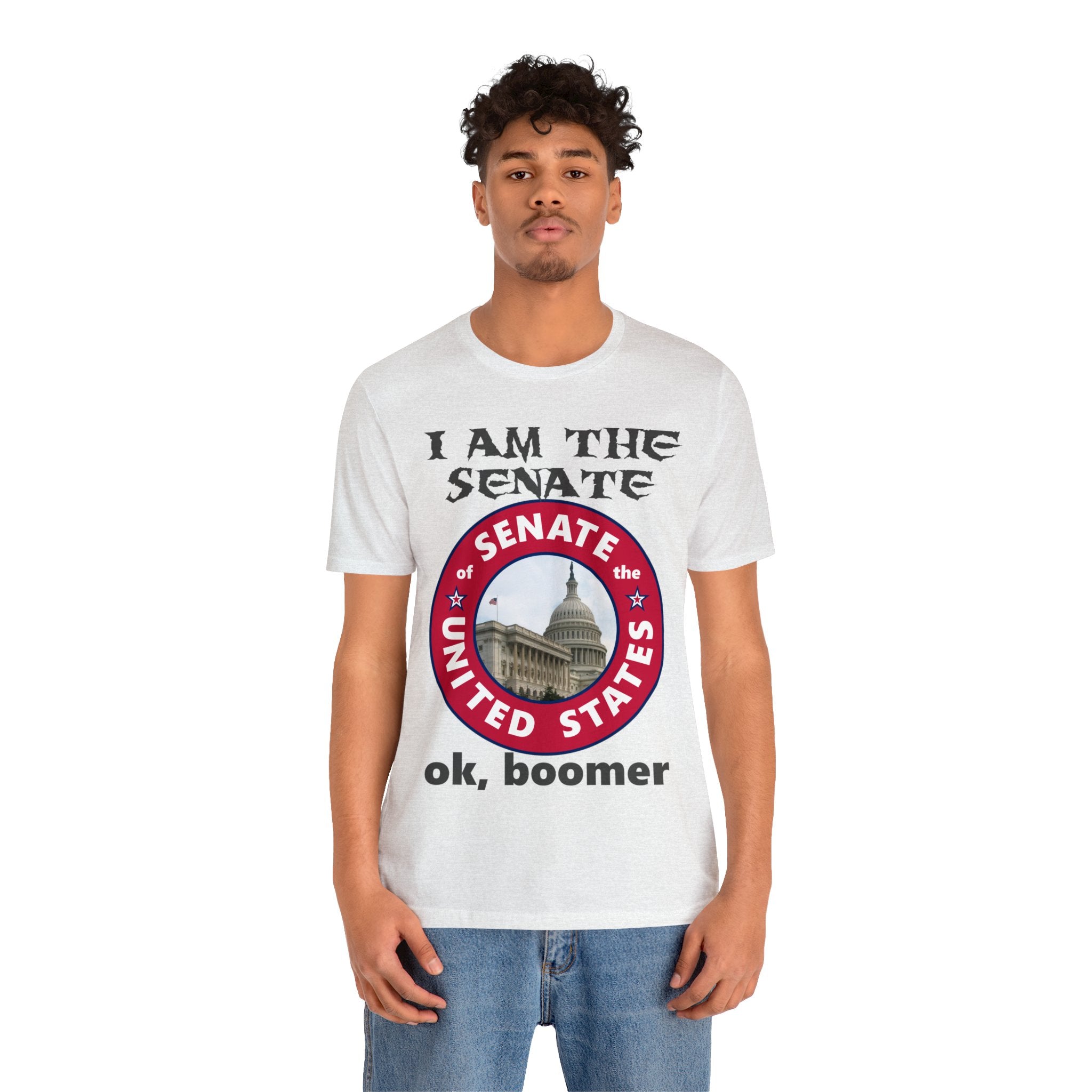 Boomer Faux Senate Seal tee