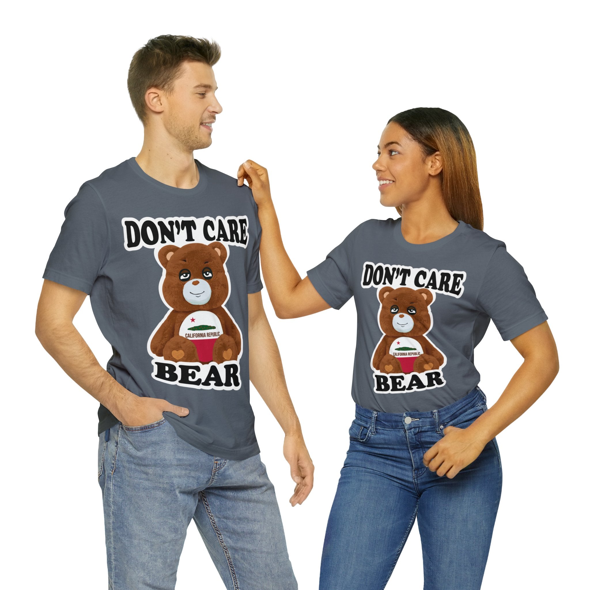 Don't Care Bear (CA) - White Outline