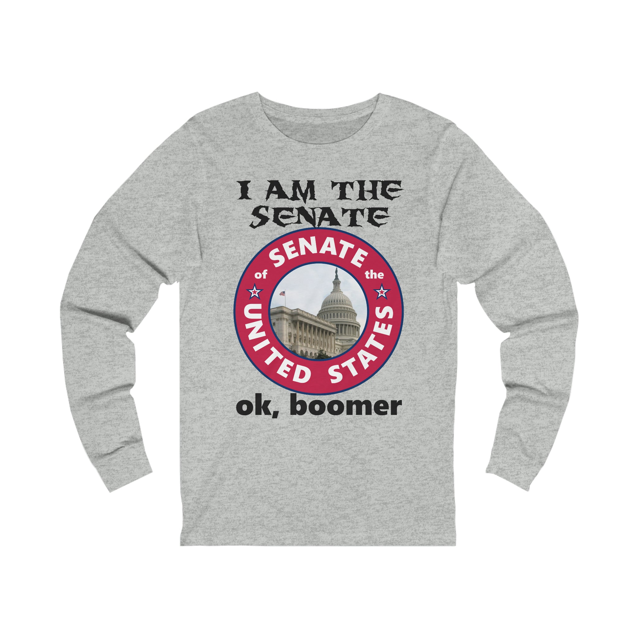 Boomer Faux Senate Seal Long Sleeve