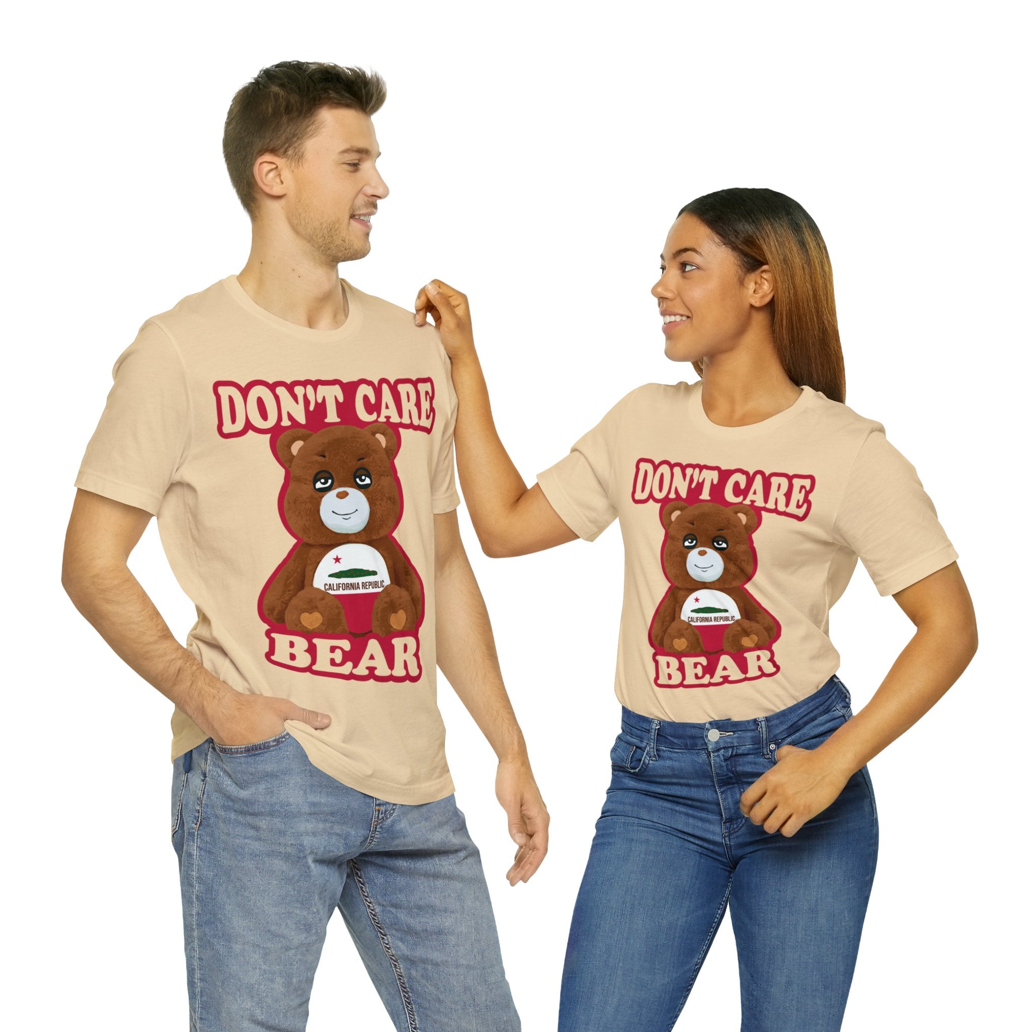 Don't Care Bear (CA) - Red Outline