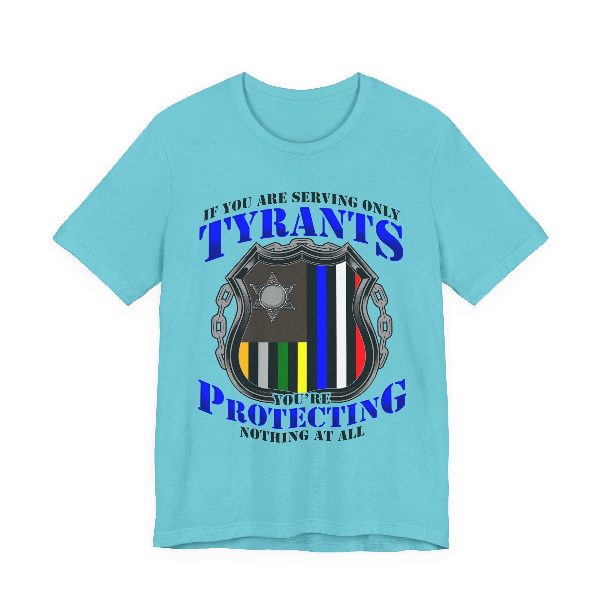 Thin Police Line Tee - Tyrants/Protecting