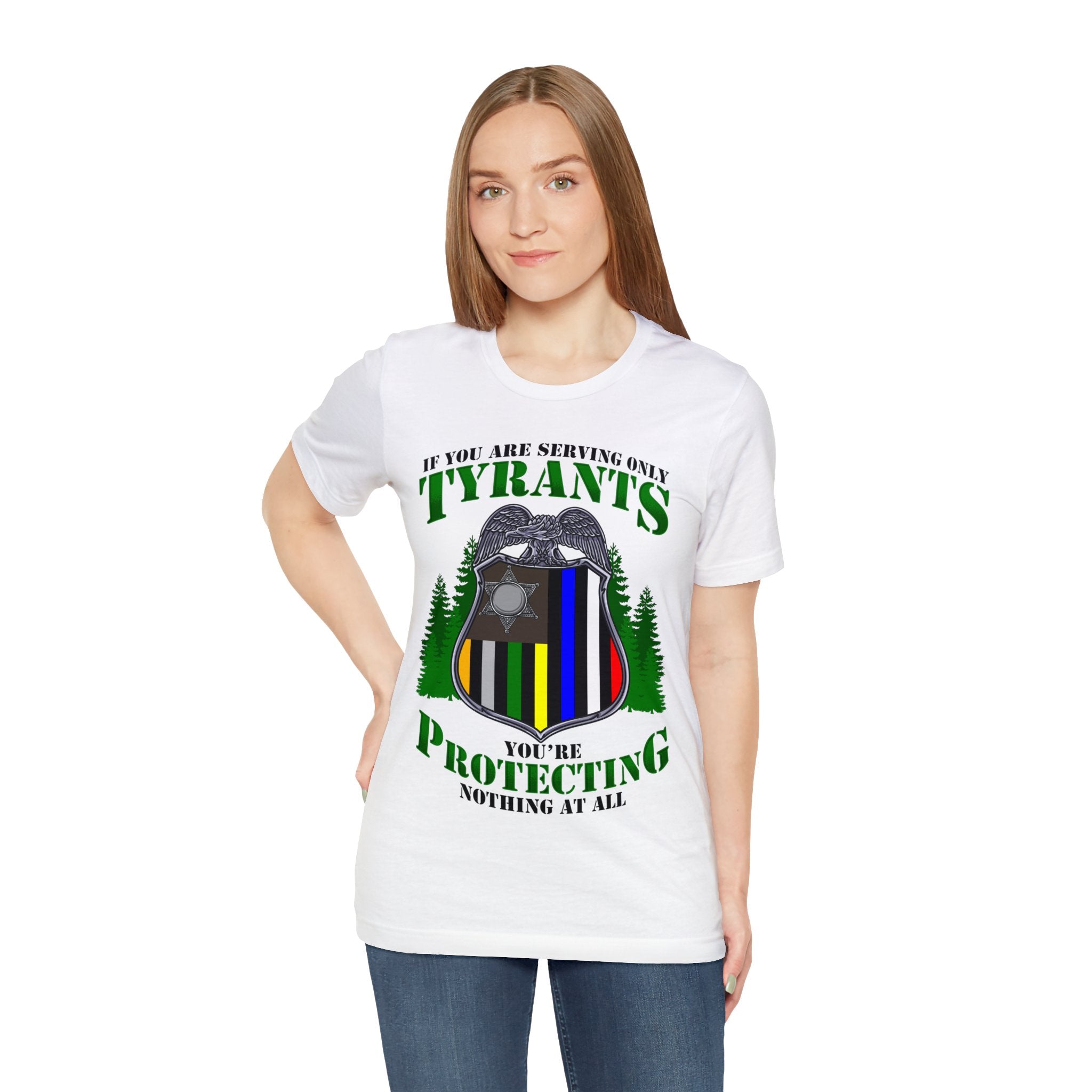 Thin Federal Line Tee - Tyrants/Protecting