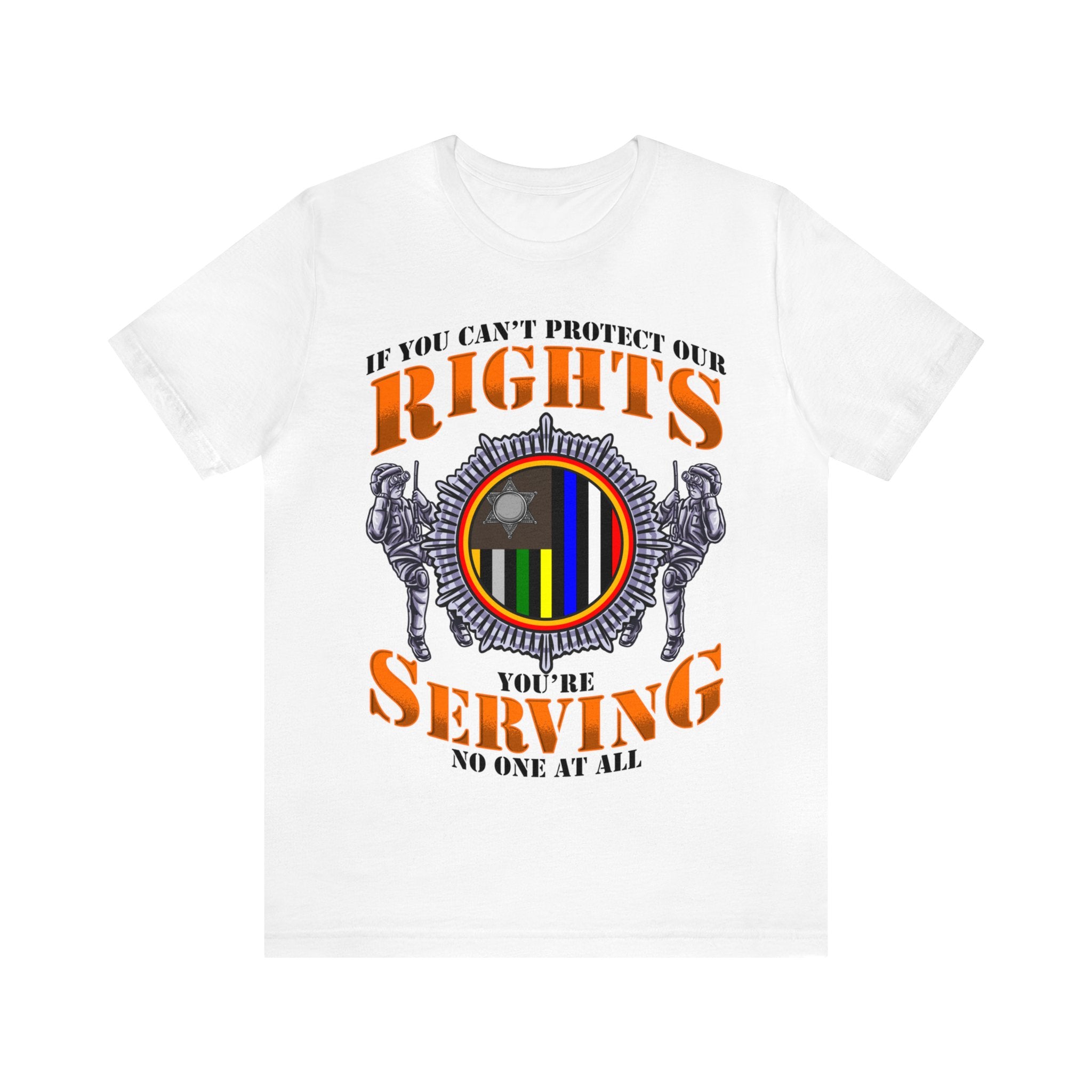 Thin Search & Rescue Line Tee - Rights/Serving