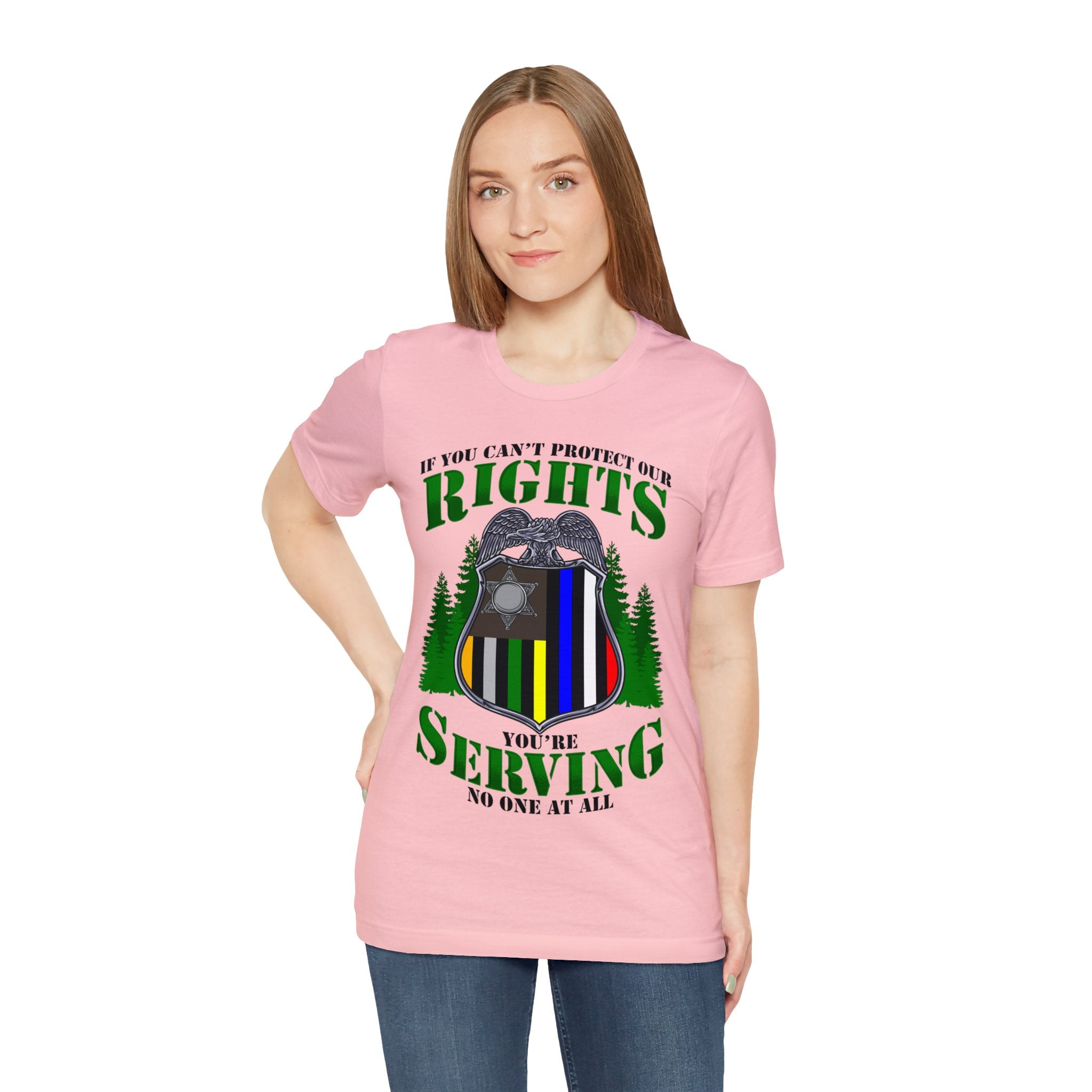 Thin Federal Line Tee - Rights/Serving