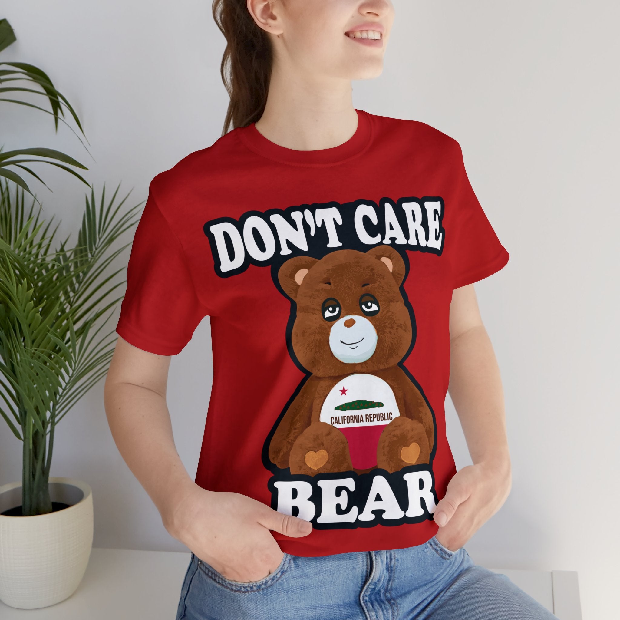 Don't Care Bear (CA) - Black Outline