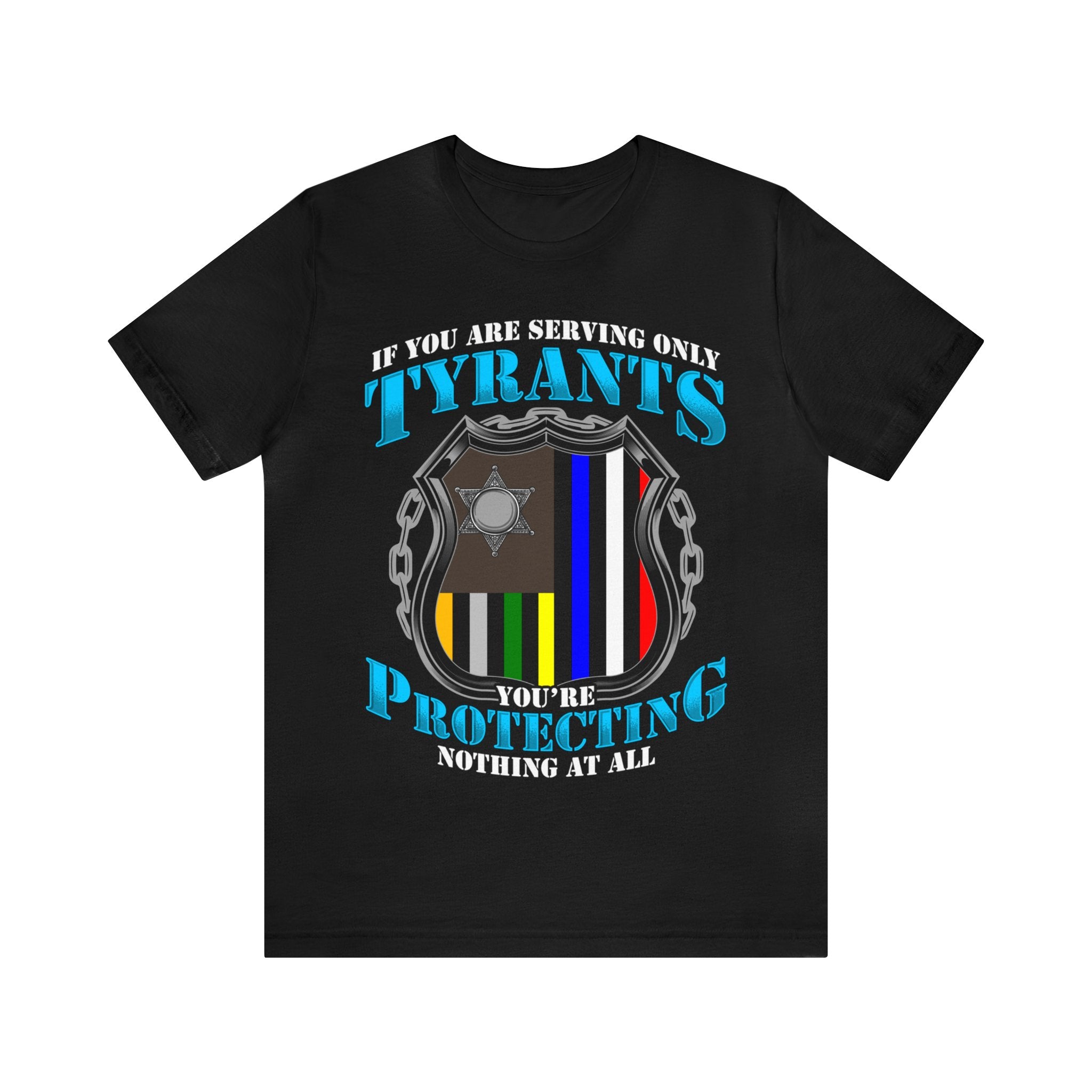 Thin Police Line Tee - Tyrants/Protecting
