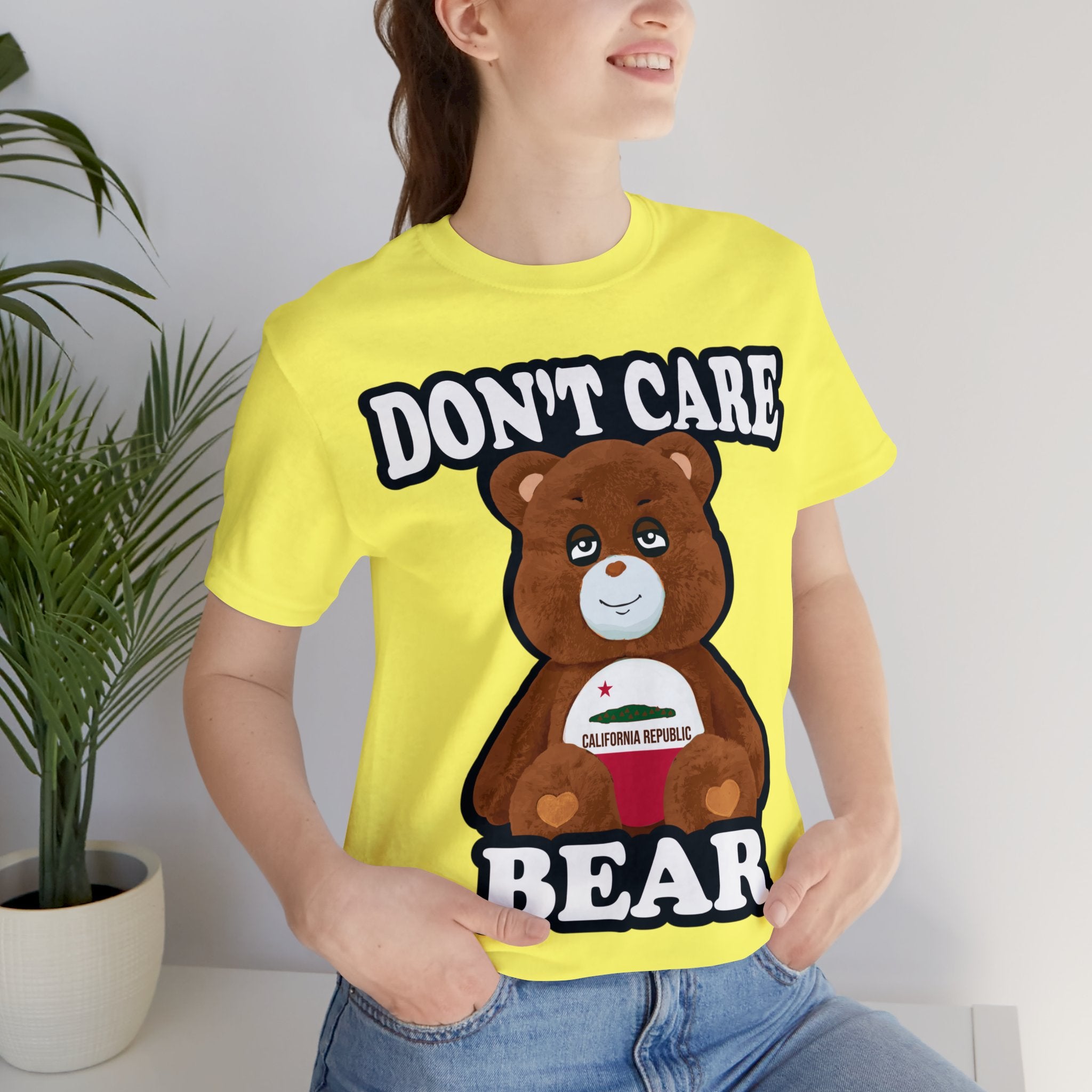 Don't Care Bear (CA) - Black Outline
