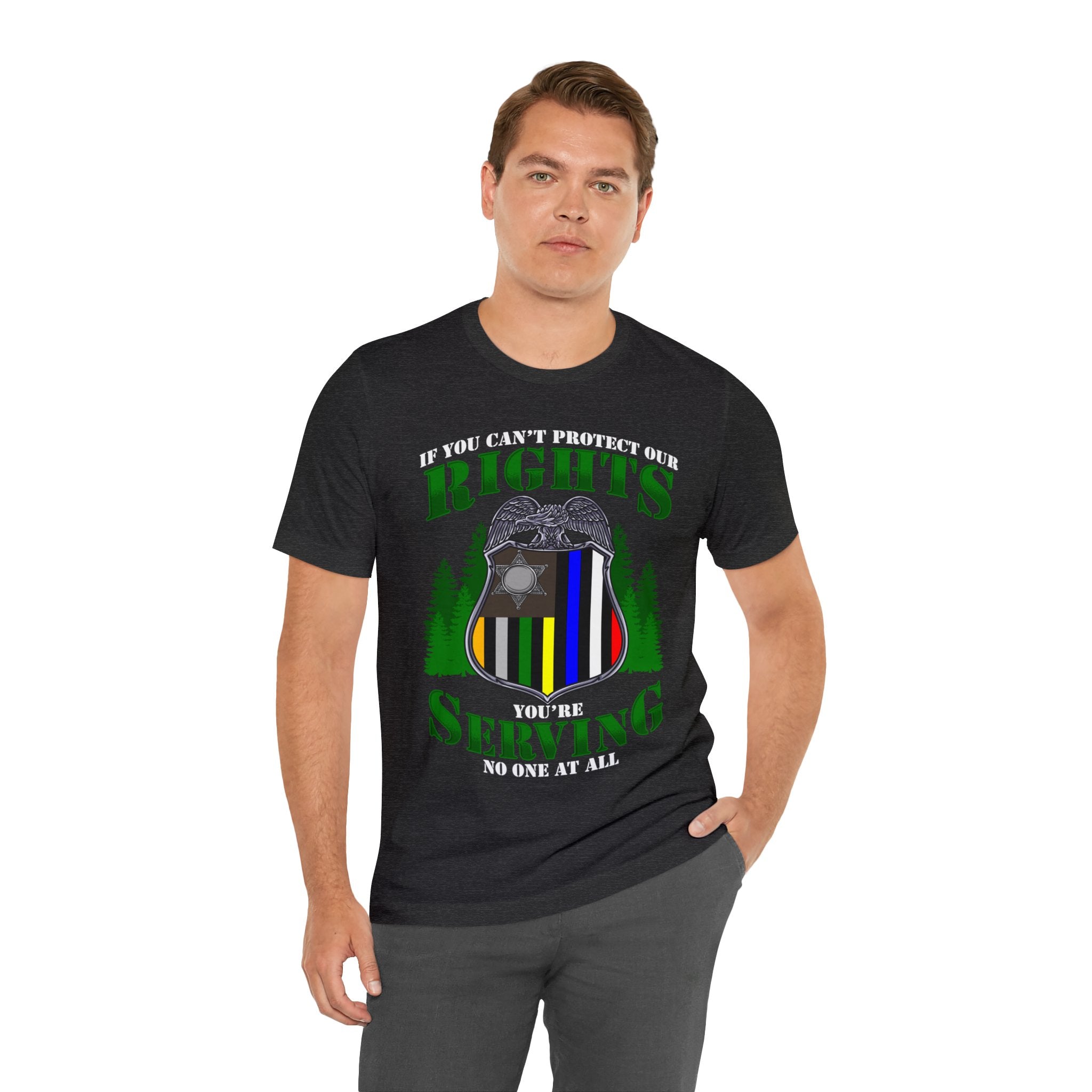 Thin Federal Line Tee - Rights/Serving