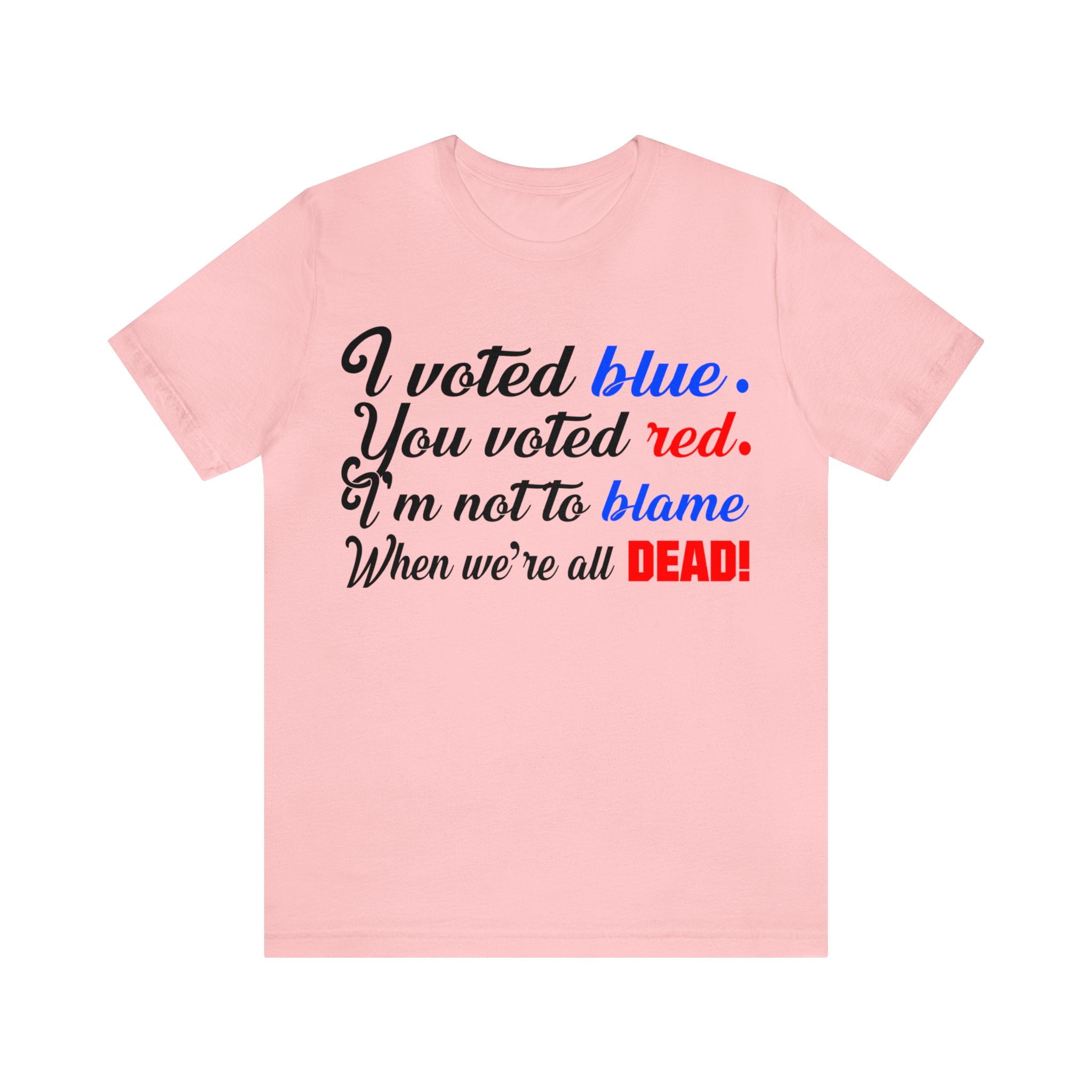 Voted Blue & Red Poem - Democrat