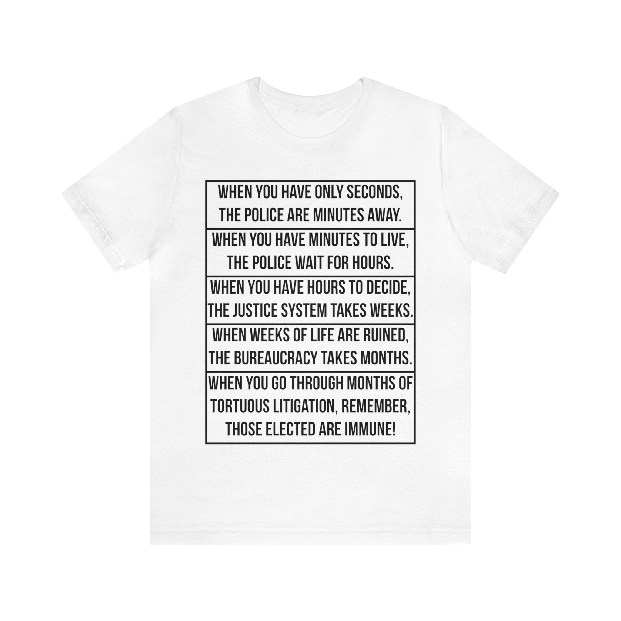 Remember, Those Elected Are Immune