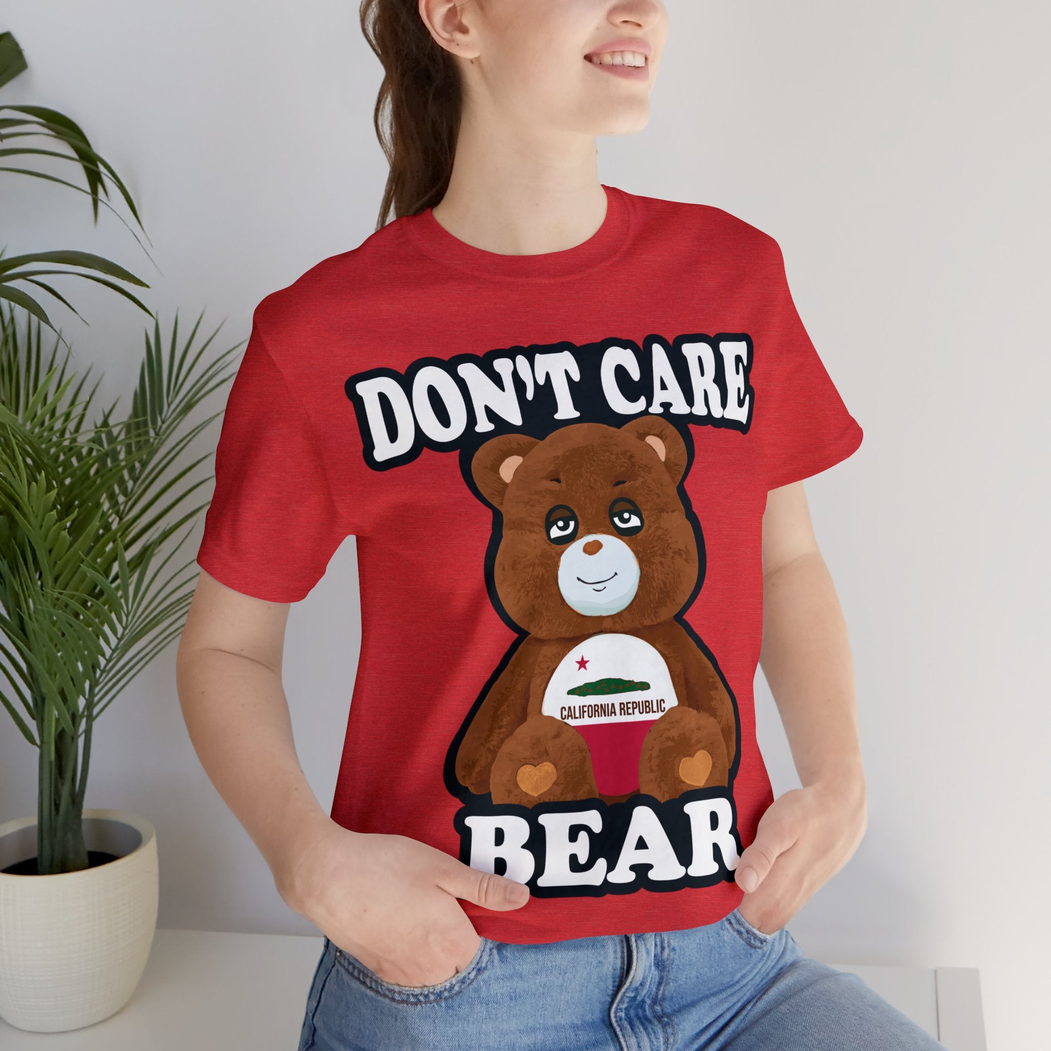 Don't Care Bear (CA) - Black Outline