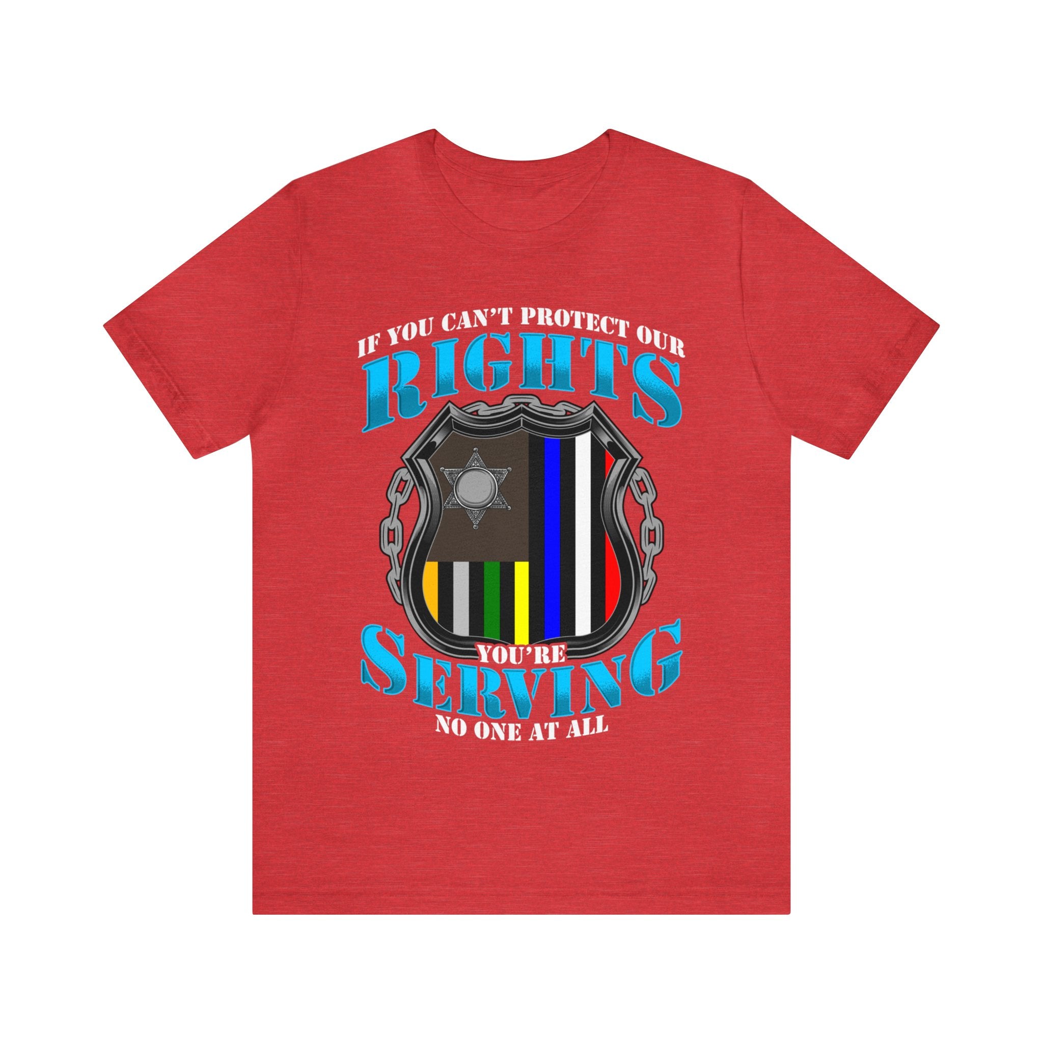 Thin Police Line Tee - Rights/Serving