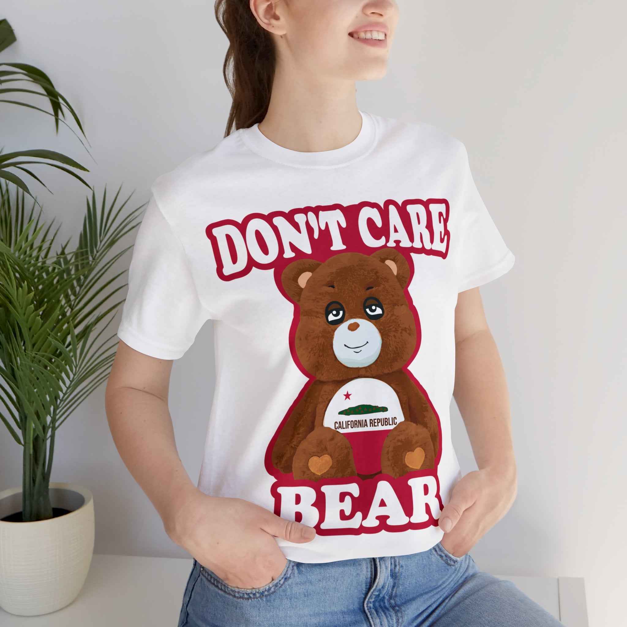 Don't Care Bear (CA) - Red Outline