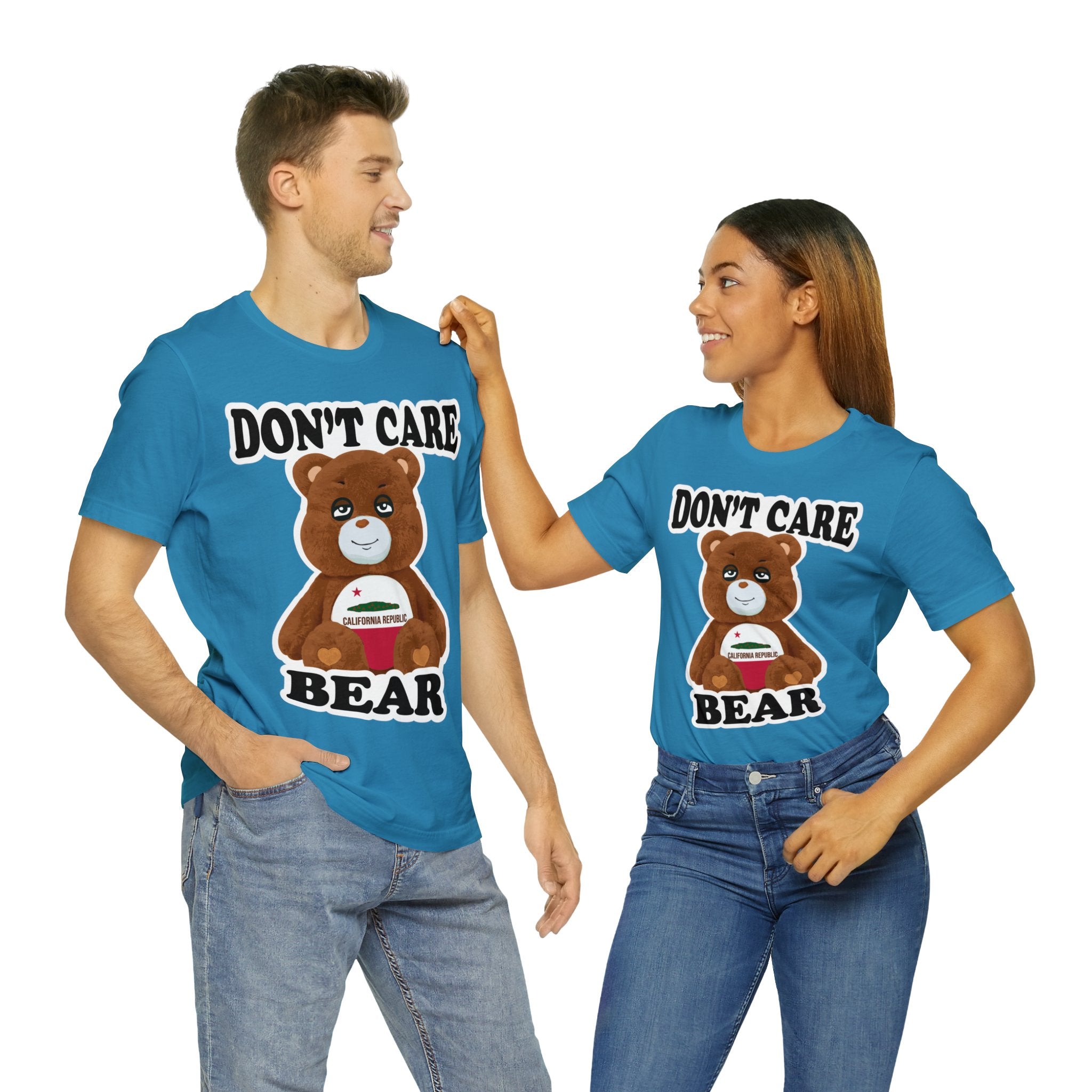 Don't Care Bear (CA) - White Outline