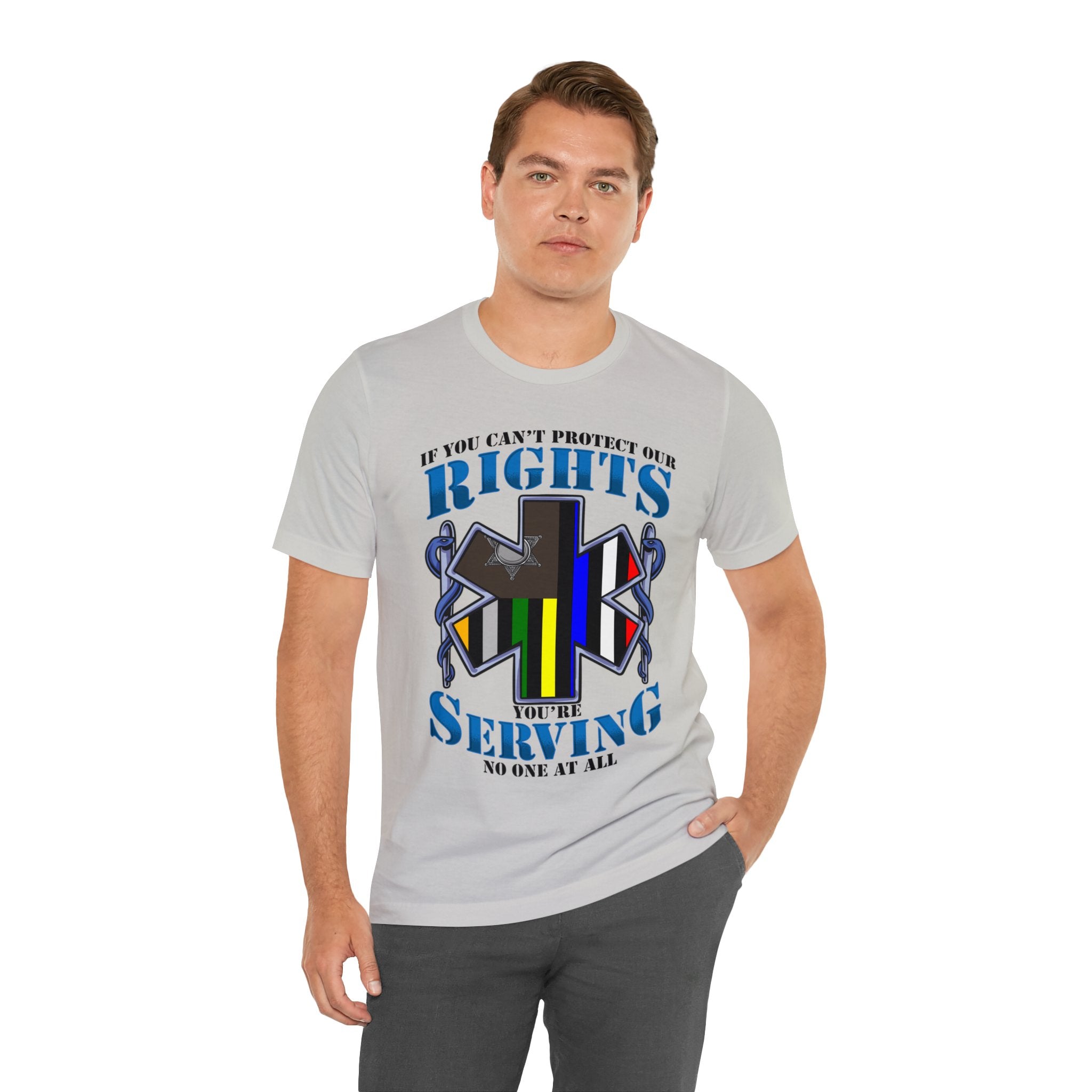 Thin EMS Line Tee - Rights/Serving