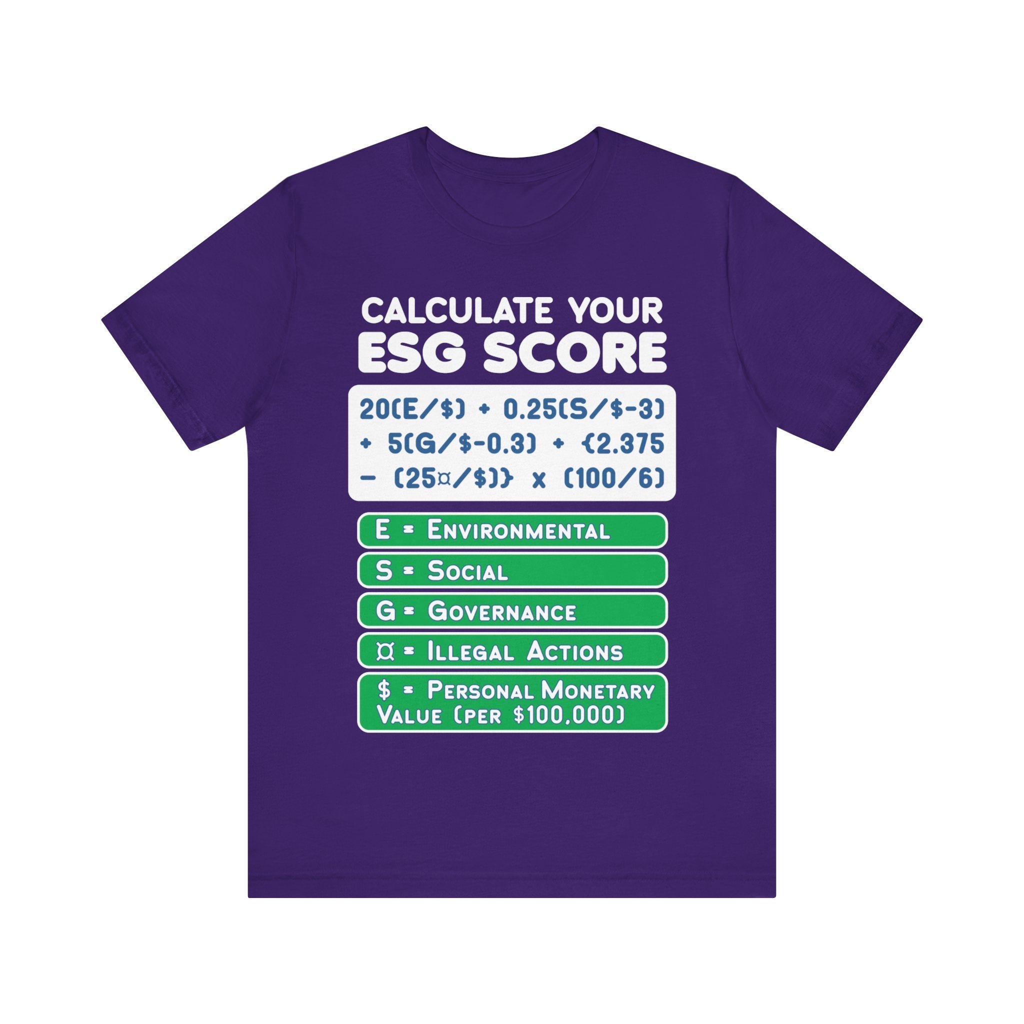 Calculate Your ESG Score - Dark