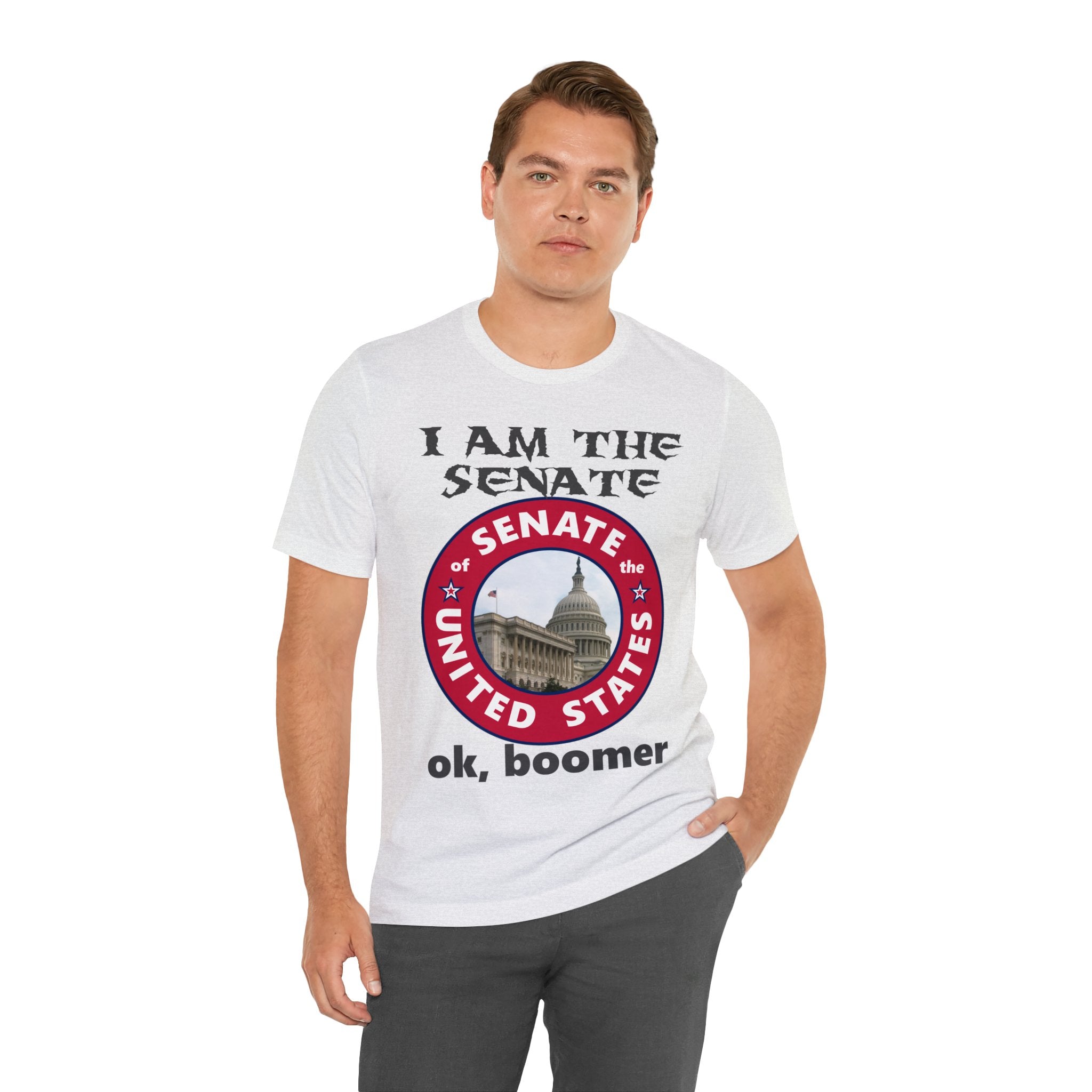 Boomer Faux Senate Seal tee